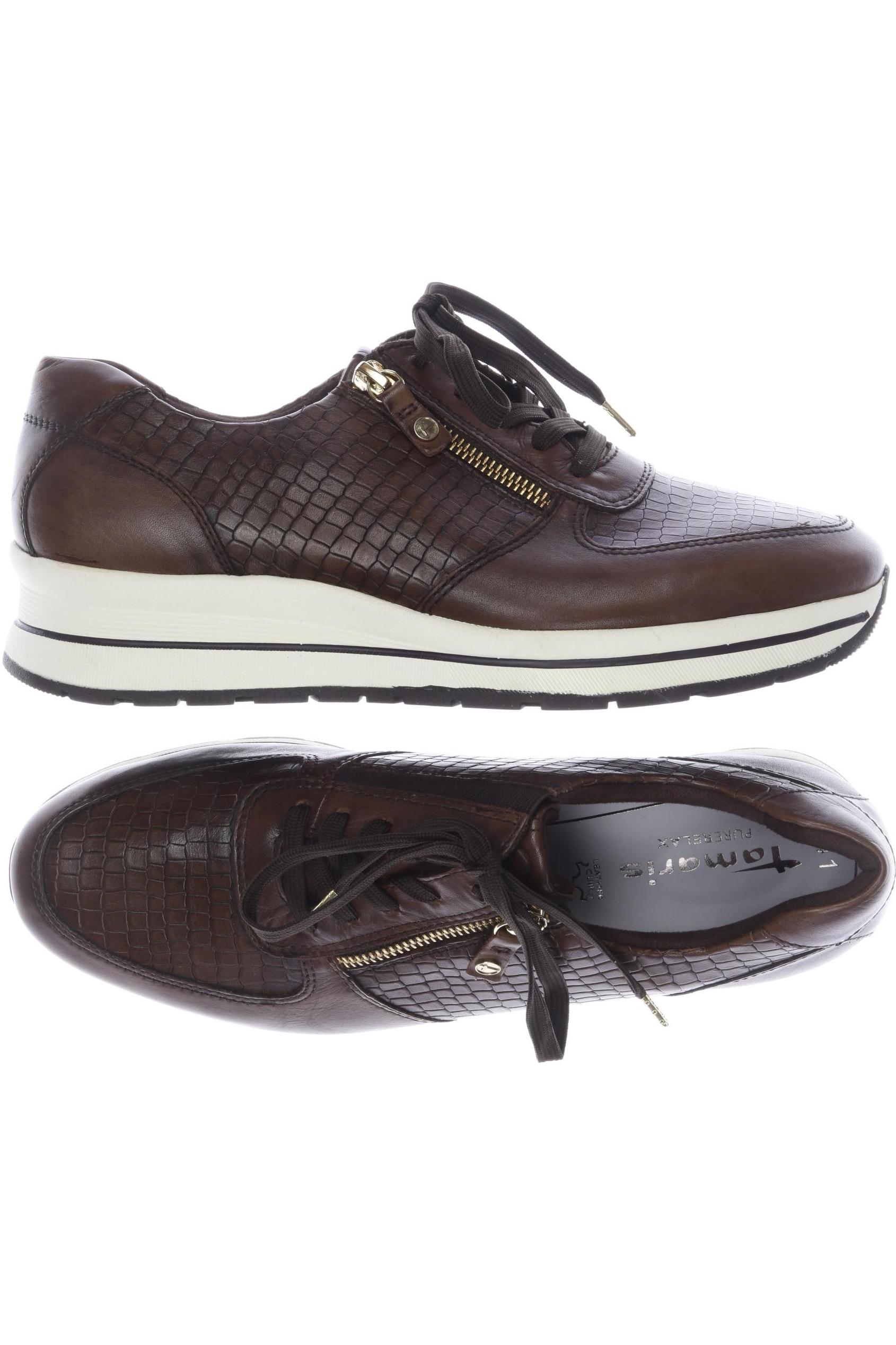 

Tamaris Damen Sneakers, braun, Gr. 41
