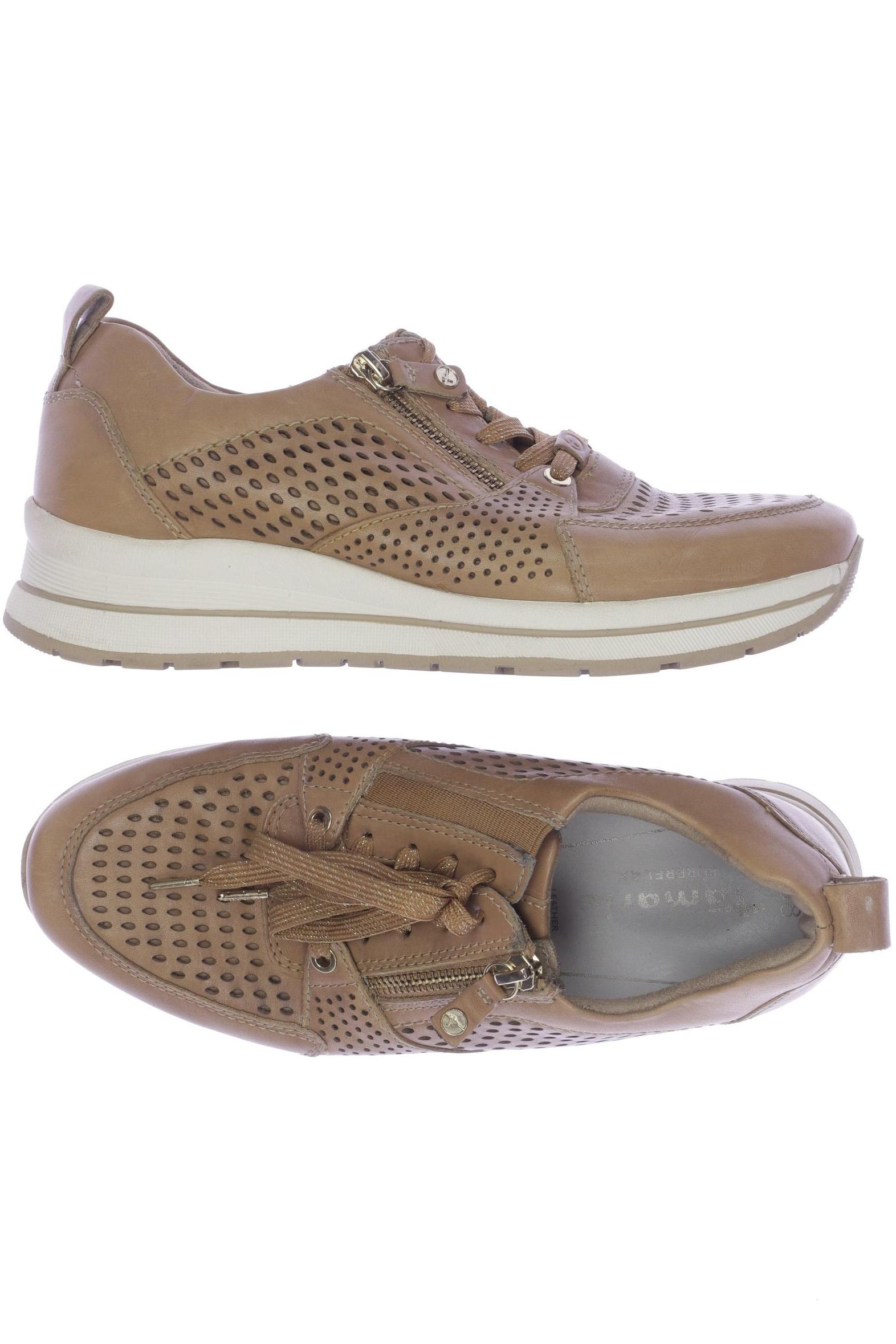 

Tamaris Damen Sneakers, braun, Gr. 38