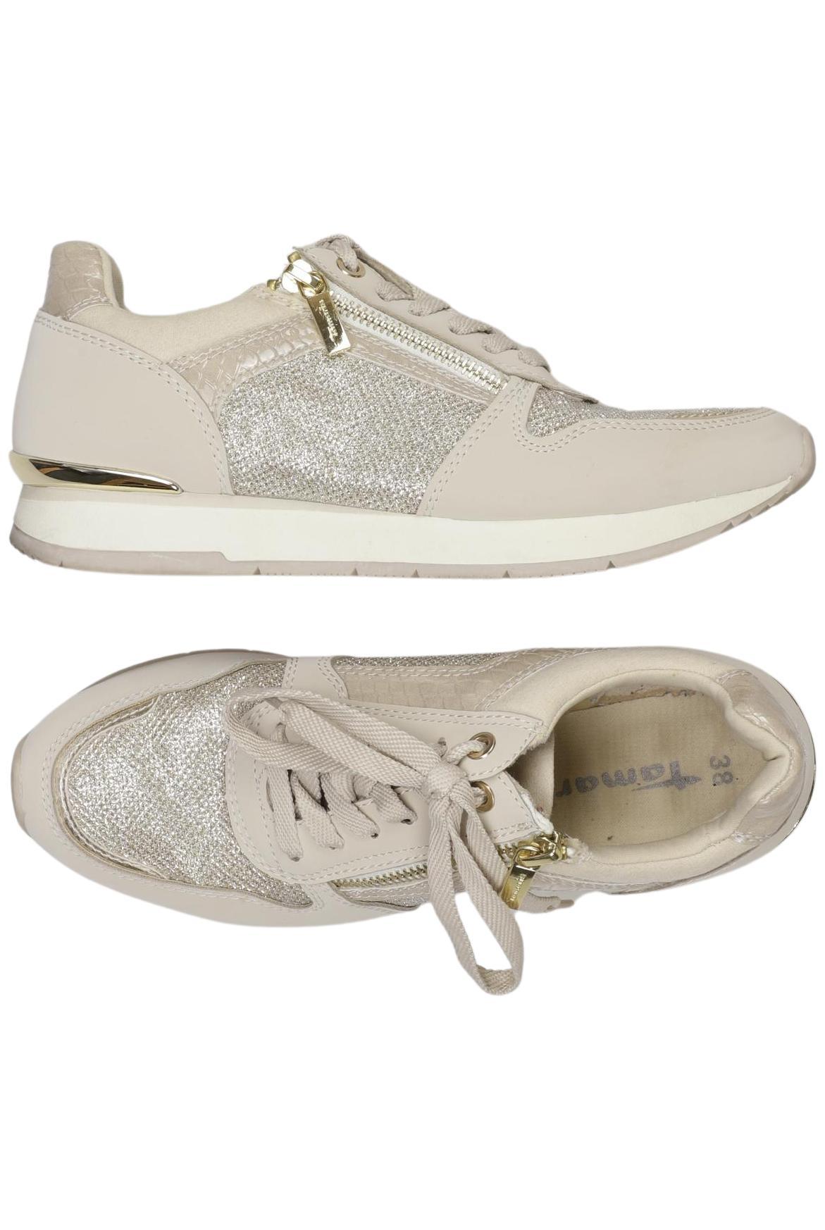 

Tamaris Damen Sneakers, cremeweiß, Gr. 38