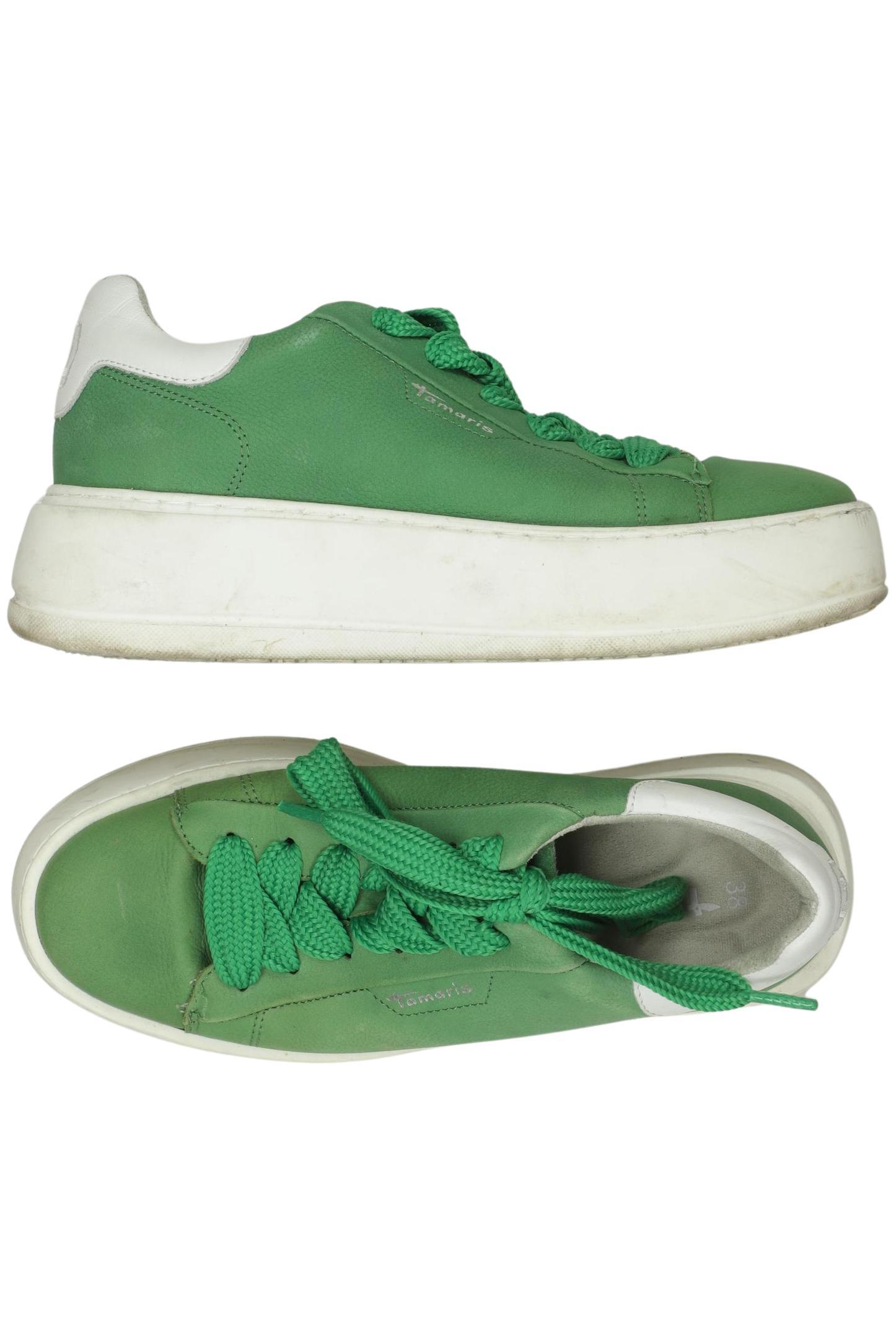 

Tamaris Damen Sneakers, grün, Gr. 38