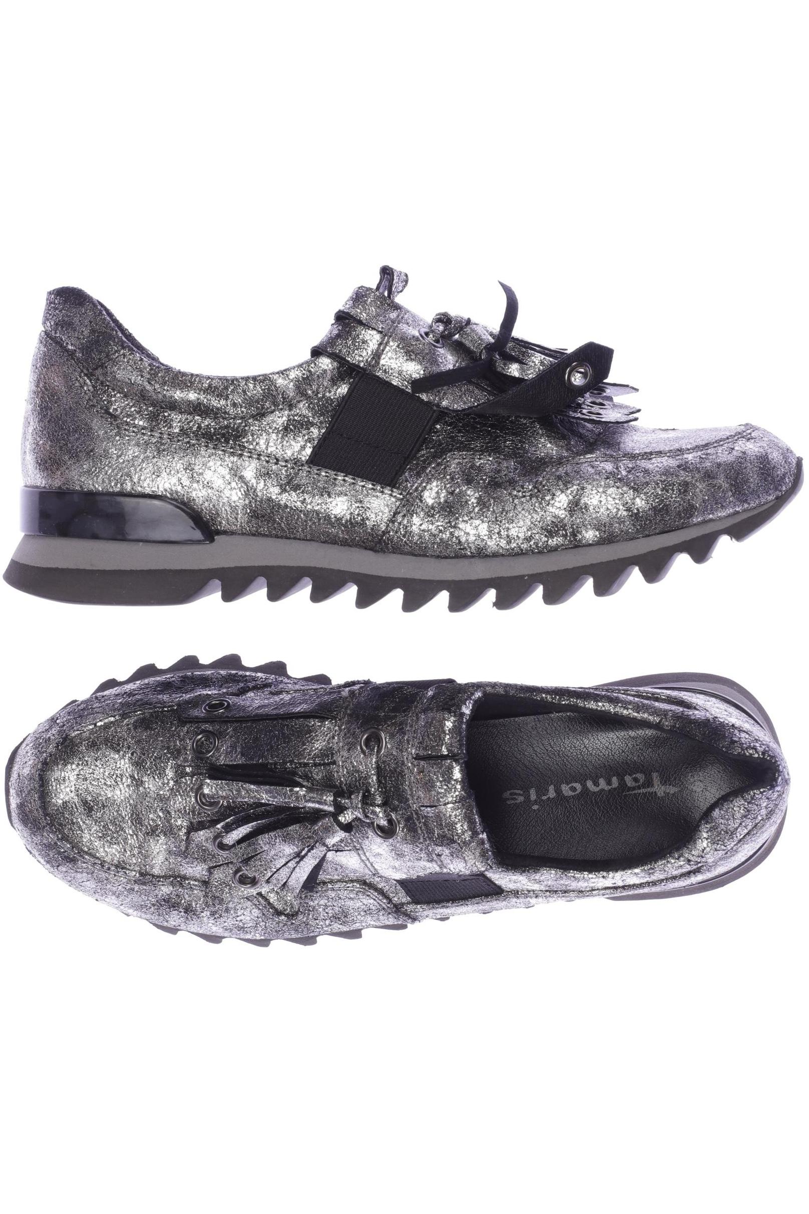 

Tamaris Damen Sneakers, silber, Gr. 39