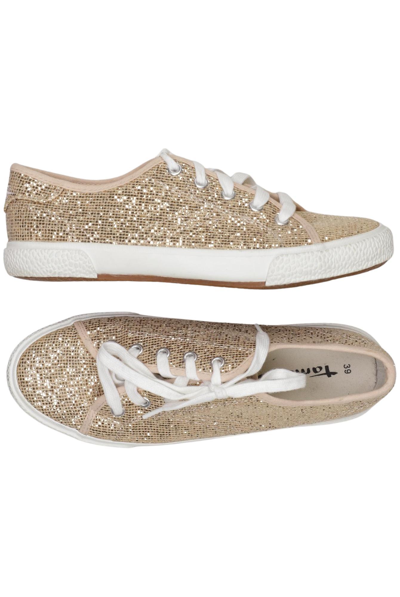 

Tamaris Damen Sneakers, gold, Gr. 39