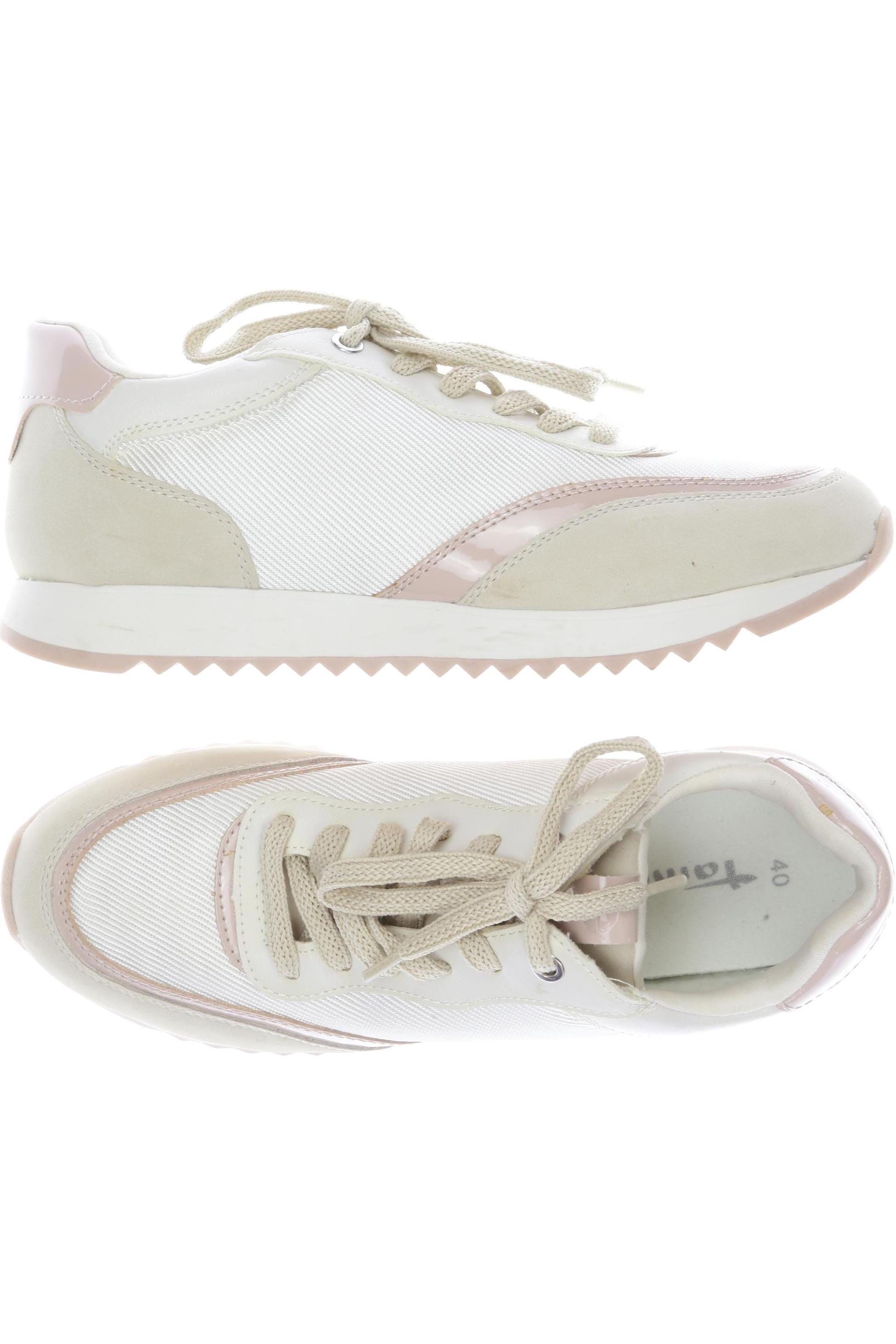 

Tamaris Damen Sneakers, cremeweiß, Gr. 40
