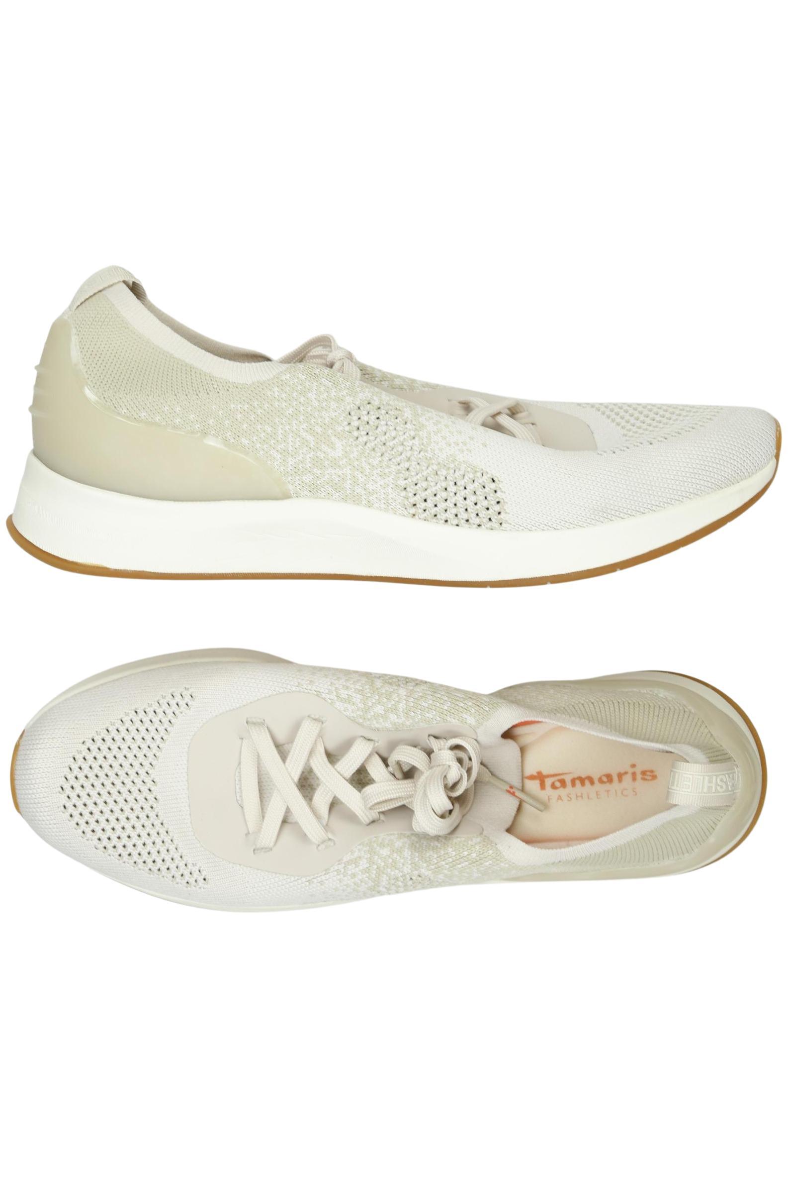 

Tamaris Damen Sneakers, cremeweiß, Gr. 42