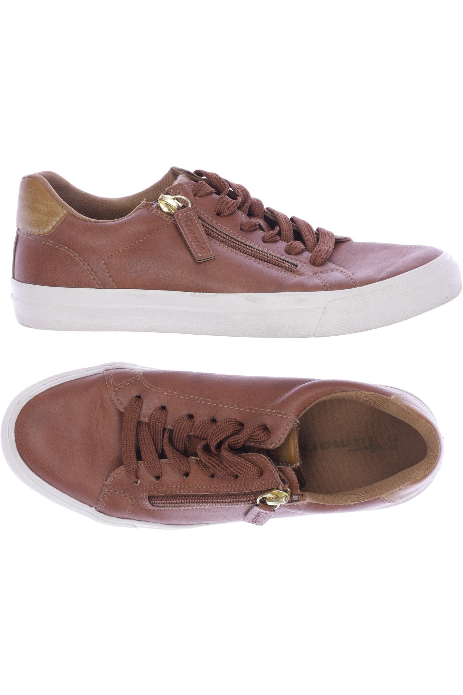 

Tamaris Damen Sneakers, braun, Gr. 38