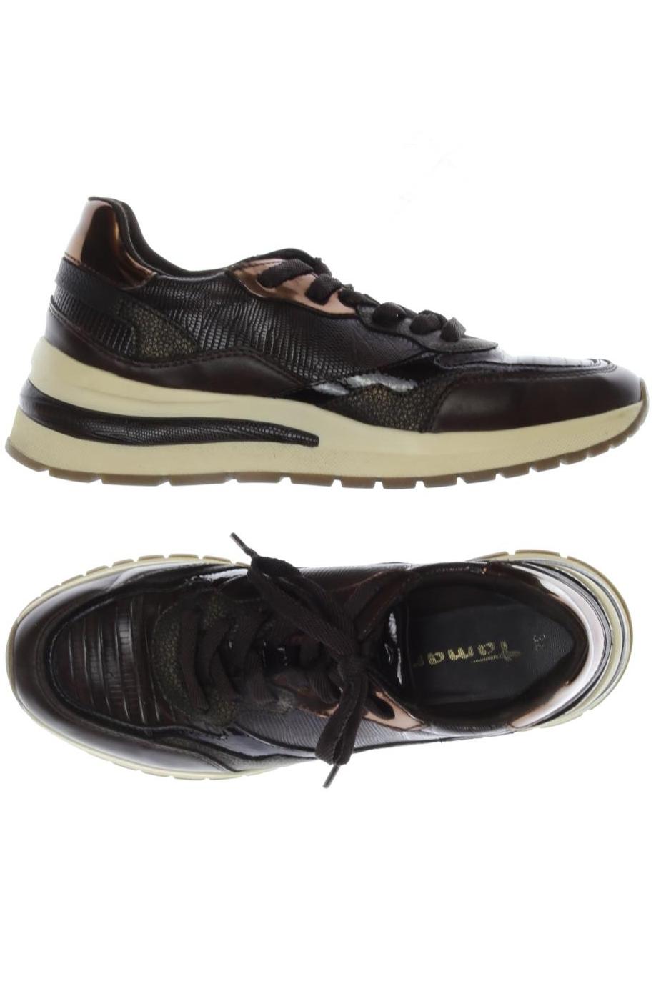 

Tamaris Damen Sneakers, braun, Gr. 38