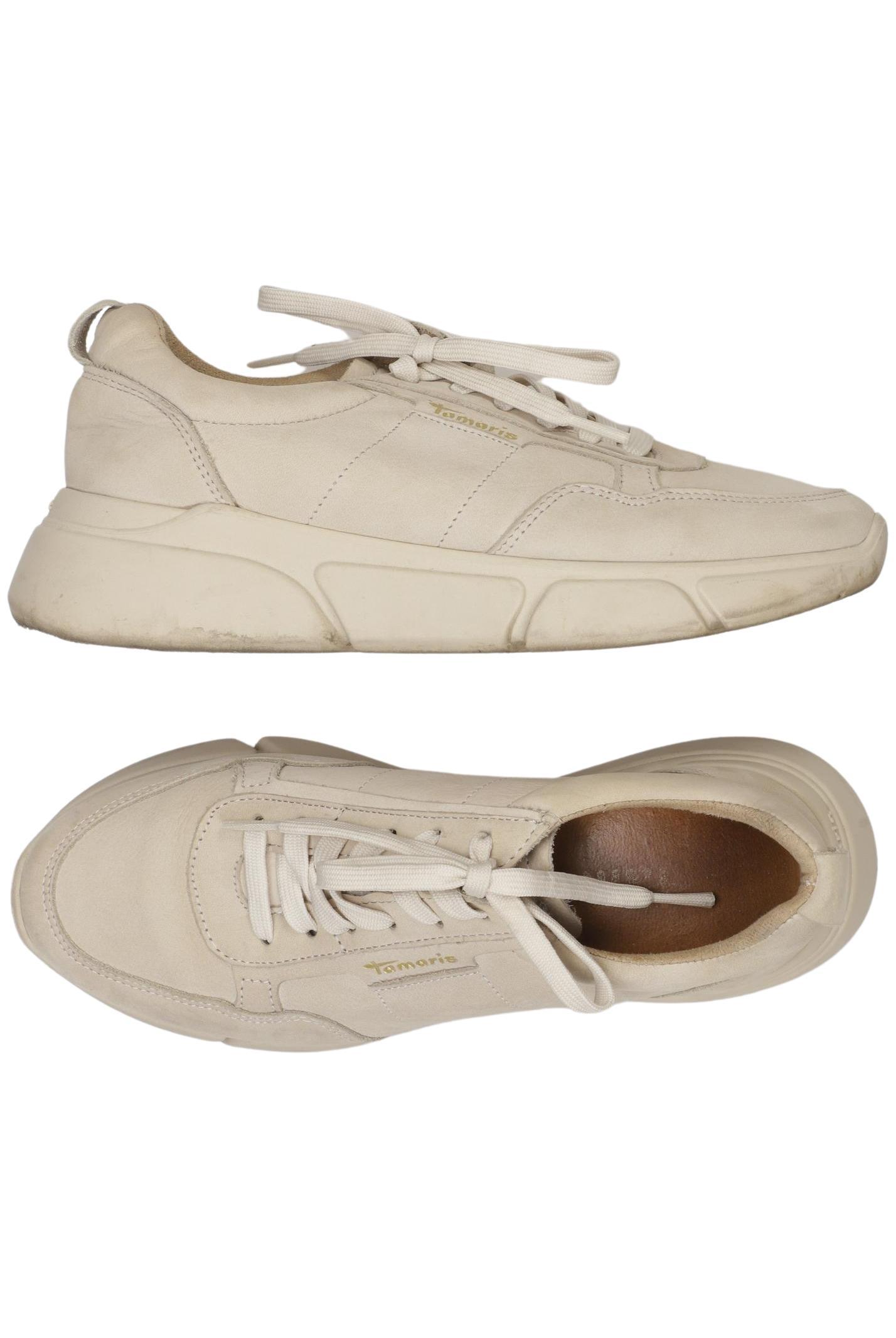 

Tamaris Damen Sneakers, cremeweiß, Gr. 37