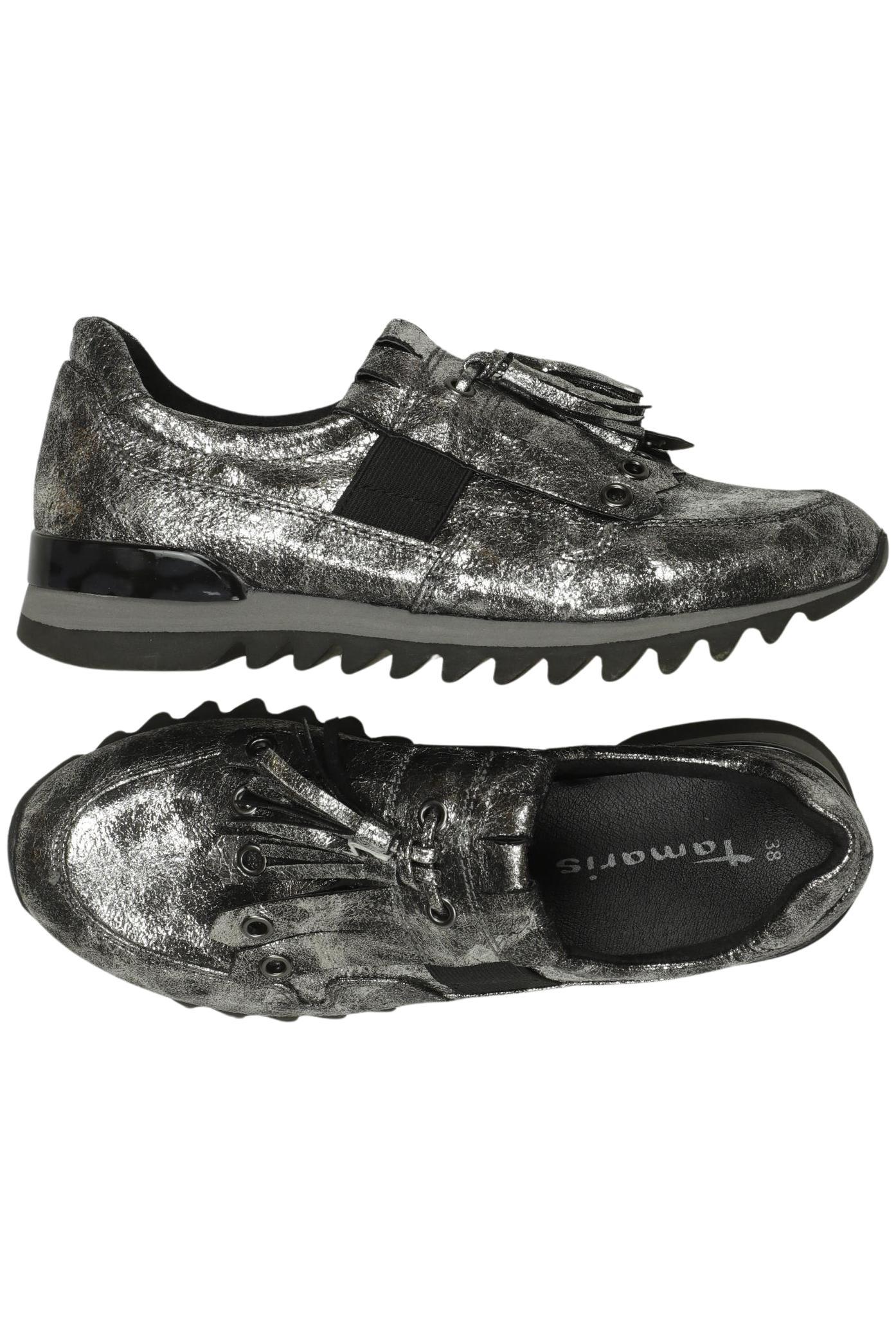 

Tamaris Damen Sneakers, silber, Gr. 38