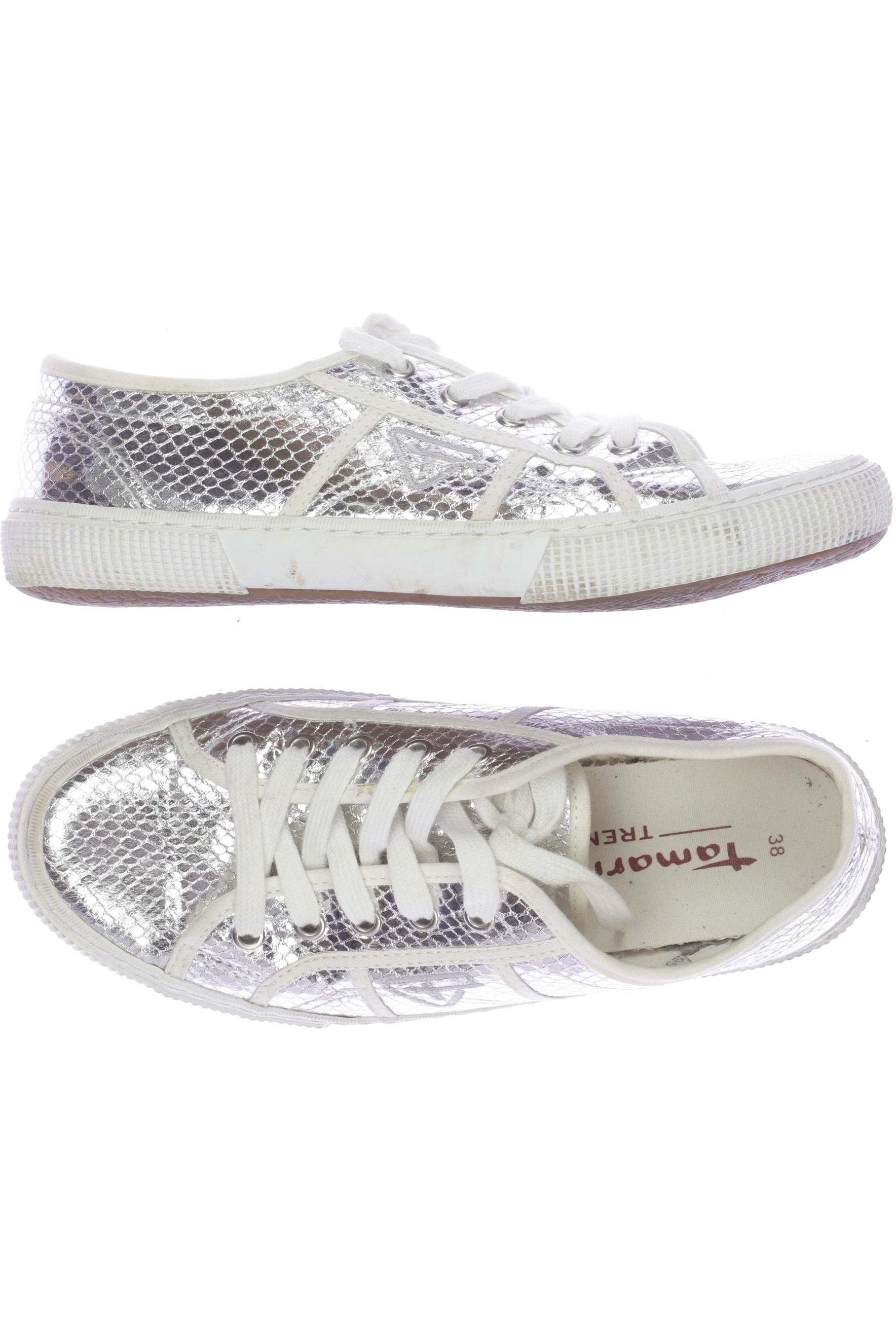 

Tamaris Damen Sneakers, silber, Gr. 38