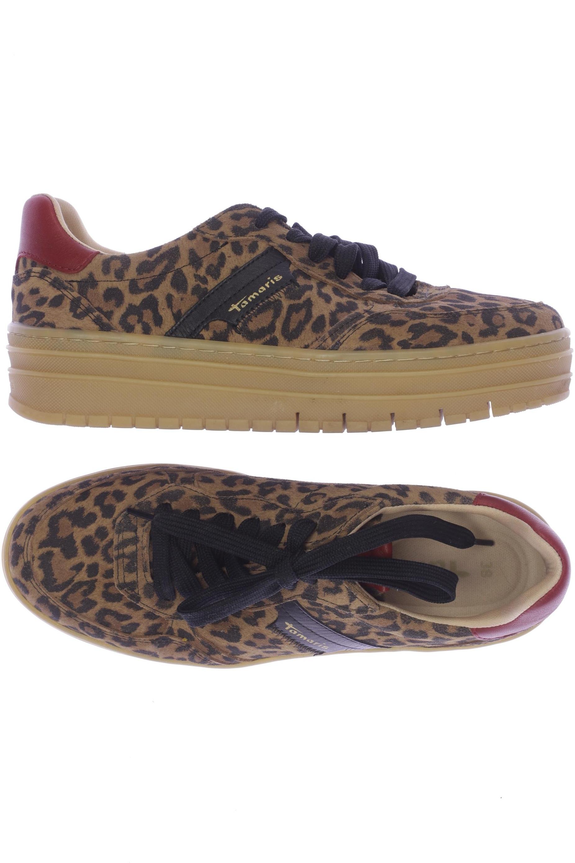 

Tamaris Damen Sneakers, braun, Gr. 38