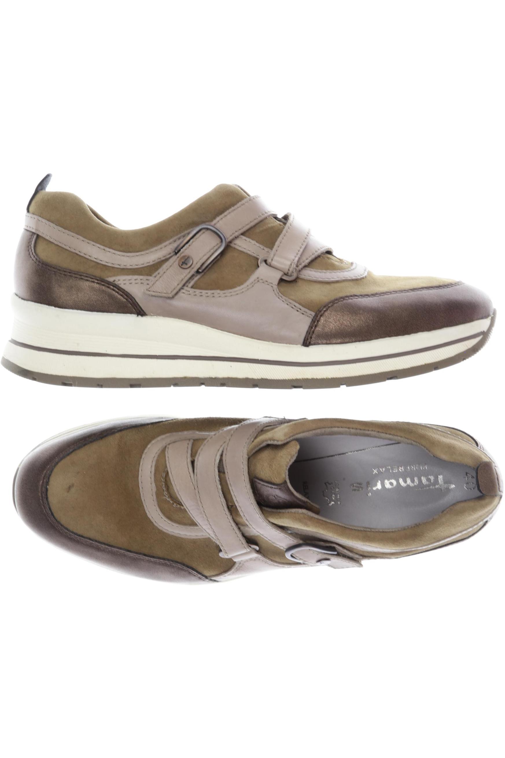 

Tamaris Damen Sneakers, braun, Gr. 40