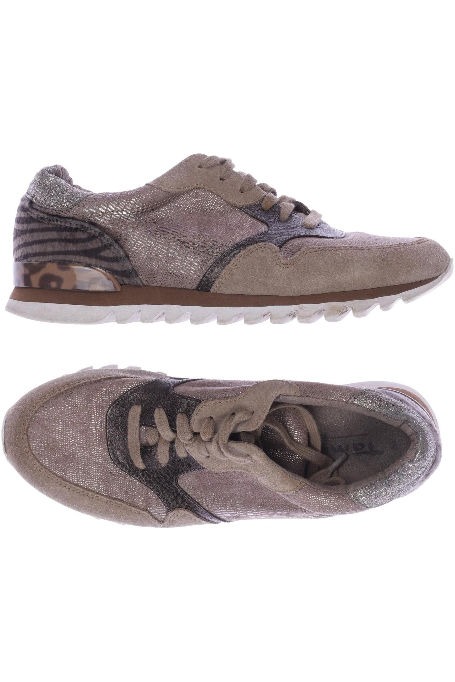 

Tamaris Damen Sneakers, braun, Gr. 39