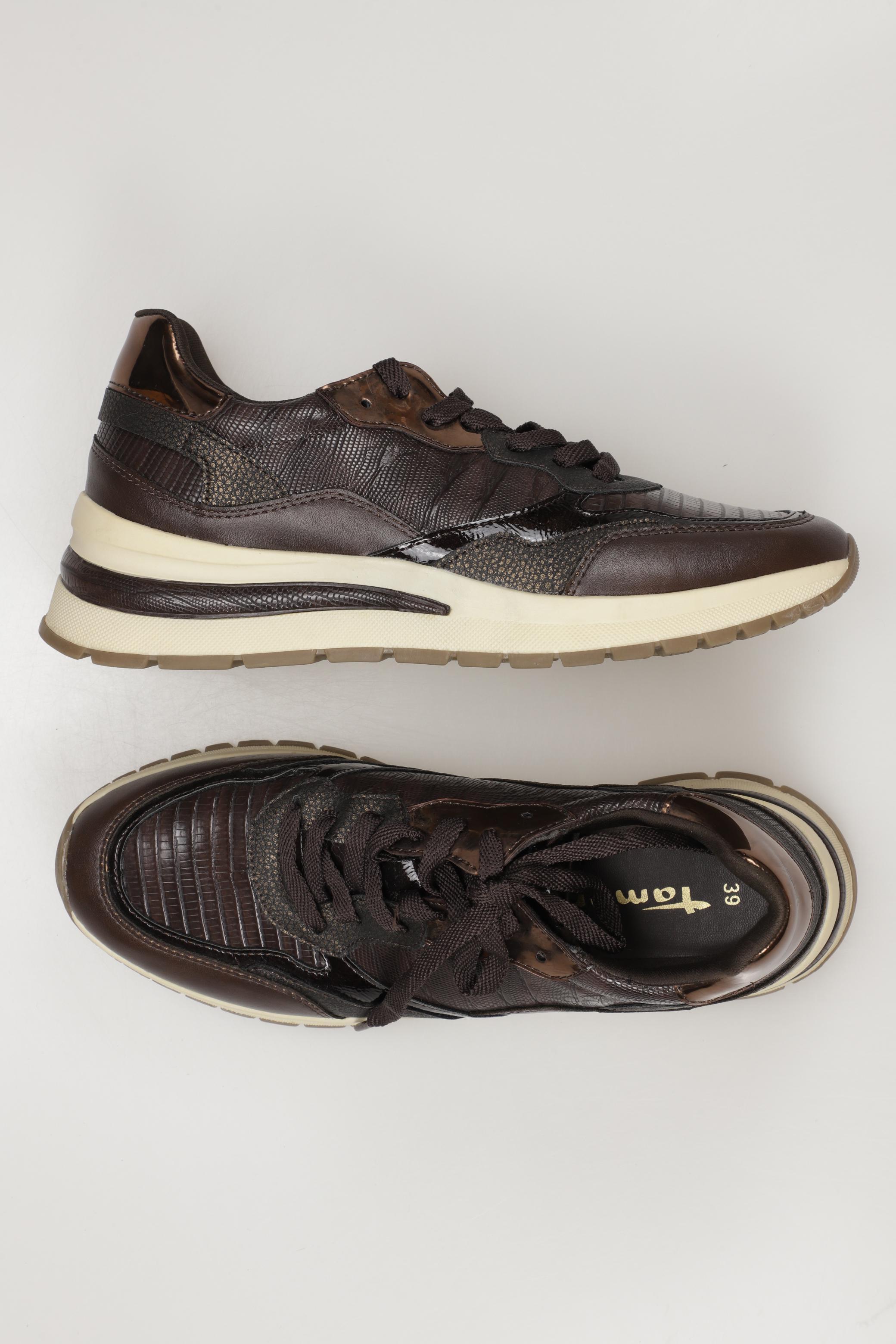 

Tamaris Damen Sneakers, braun, Gr. 39