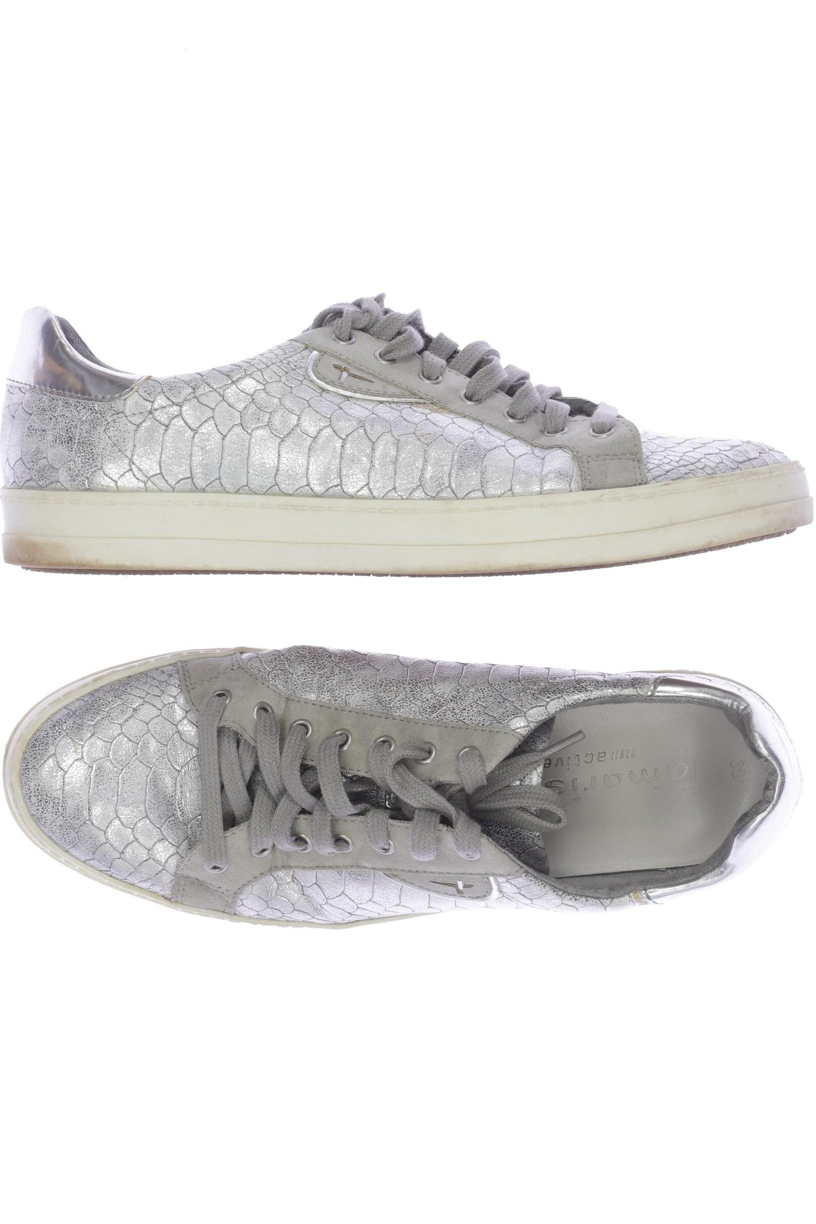 

Tamaris Damen Sneakers, silber, Gr. 39