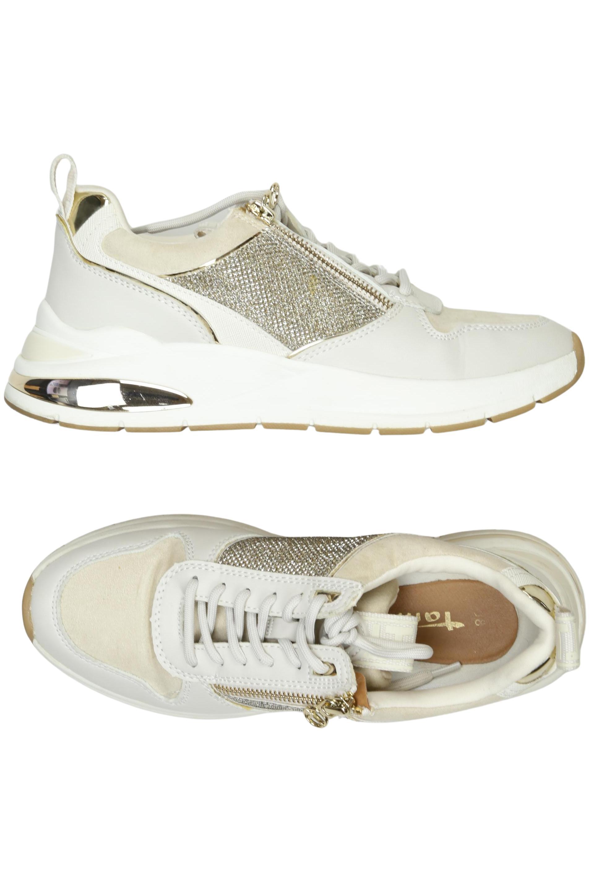 

Tamaris Damen Sneakers, cremeweiß, Gr. 38