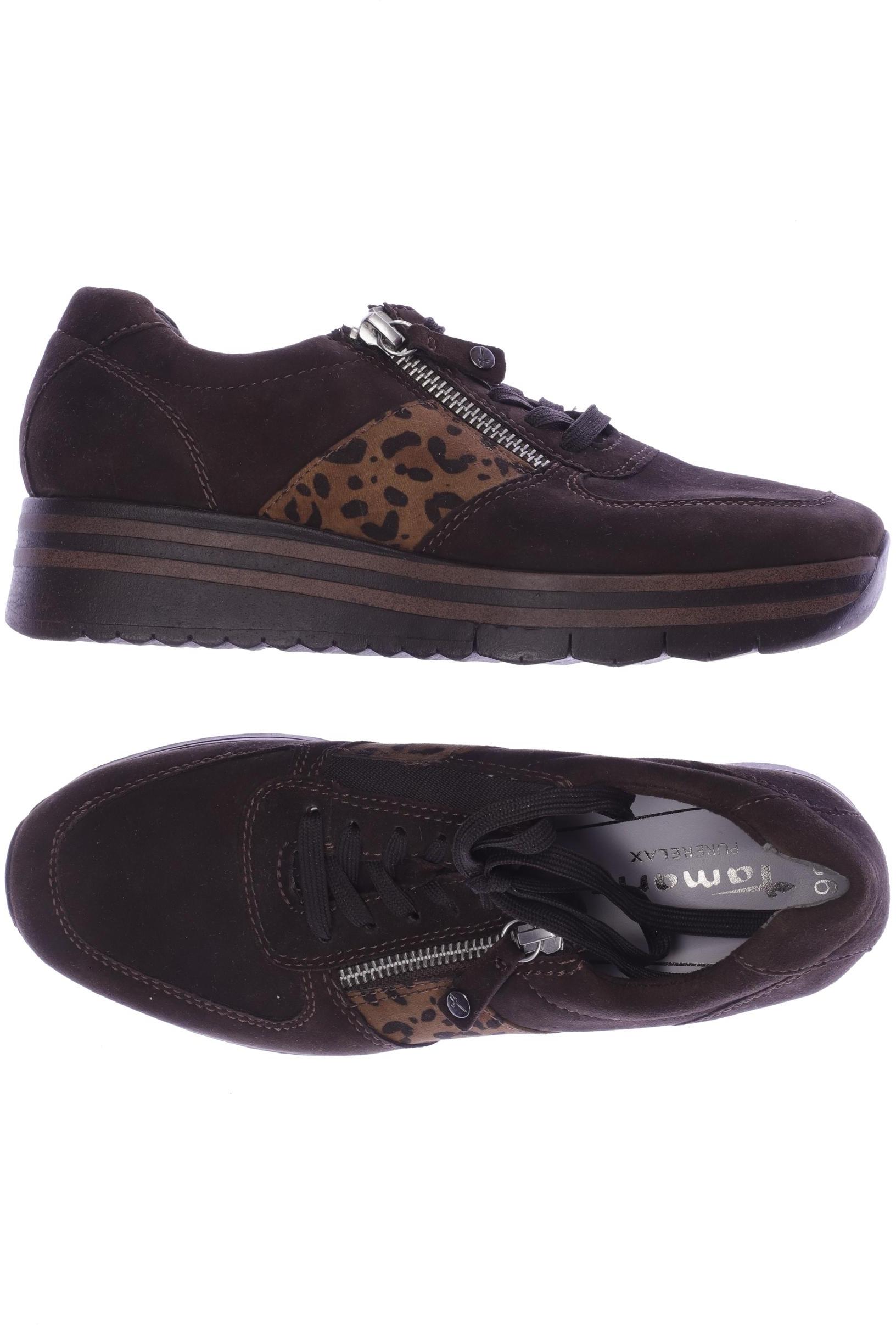 

Tamaris Damen Sneakers, braun, Gr. 36