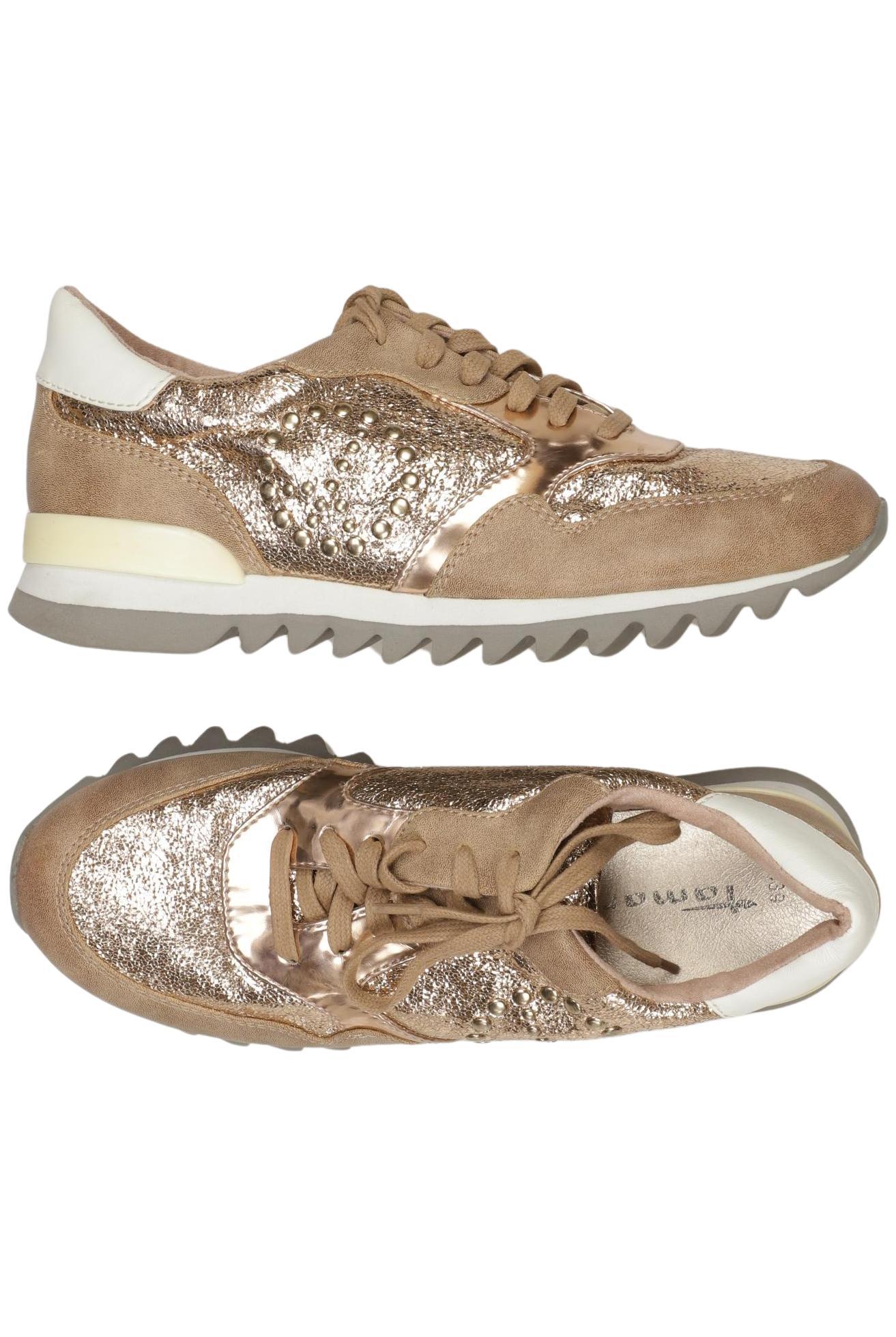 

Tamaris Damen Sneakers, braun, Gr. 39