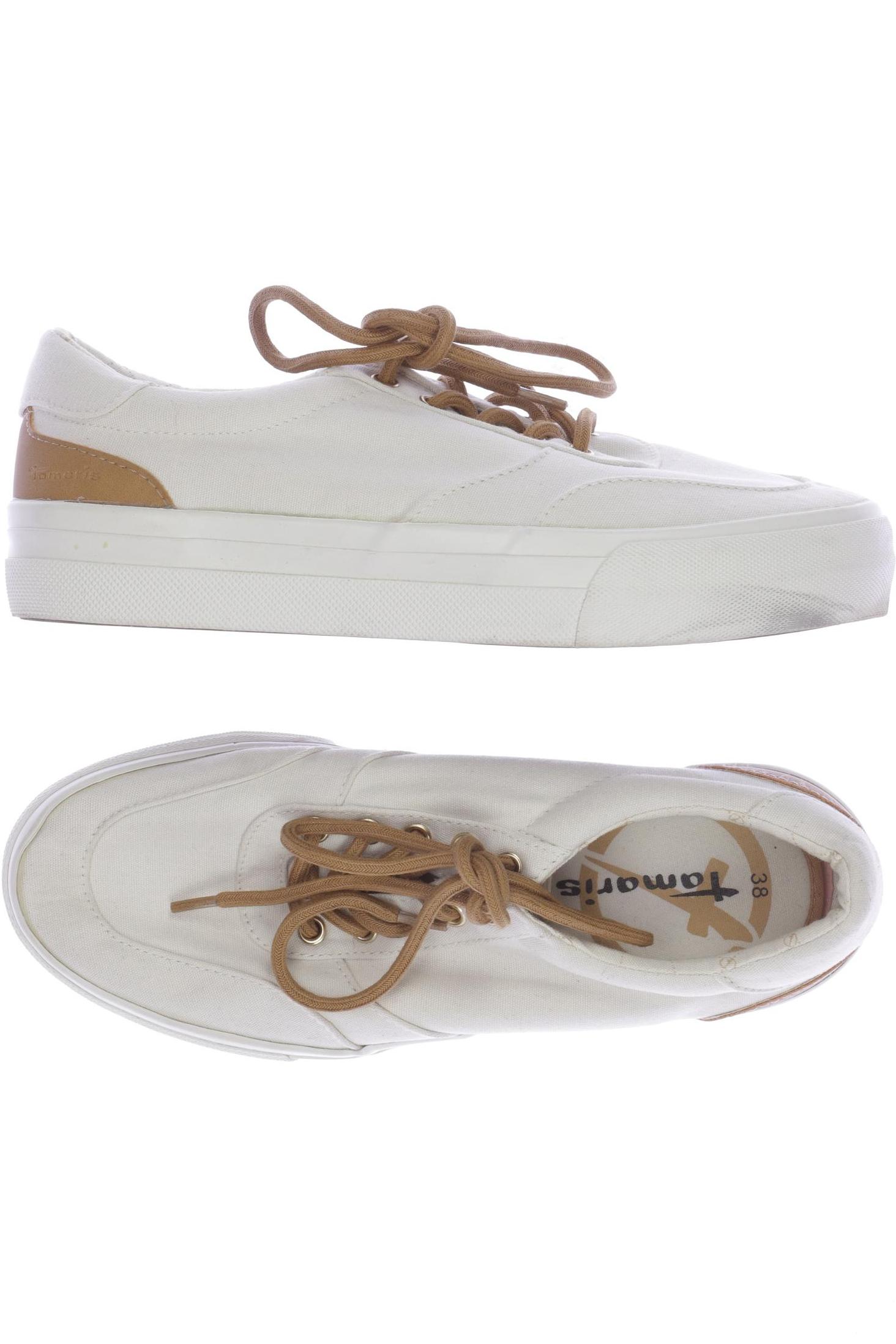 

Tamaris Damen Sneakers, cremeweiß, Gr. 38