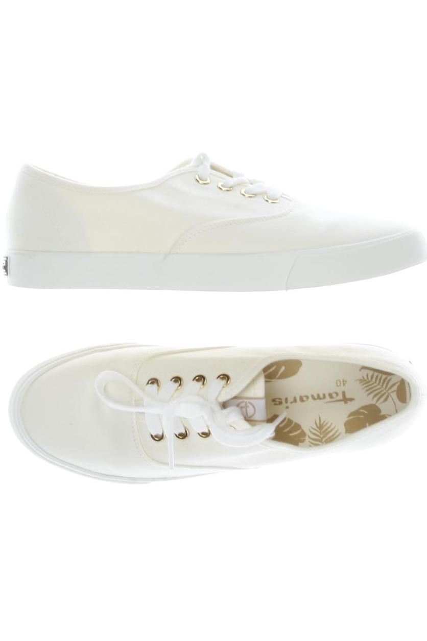 

Tamaris Damen Sneakers, cremeweiß, Gr. 40