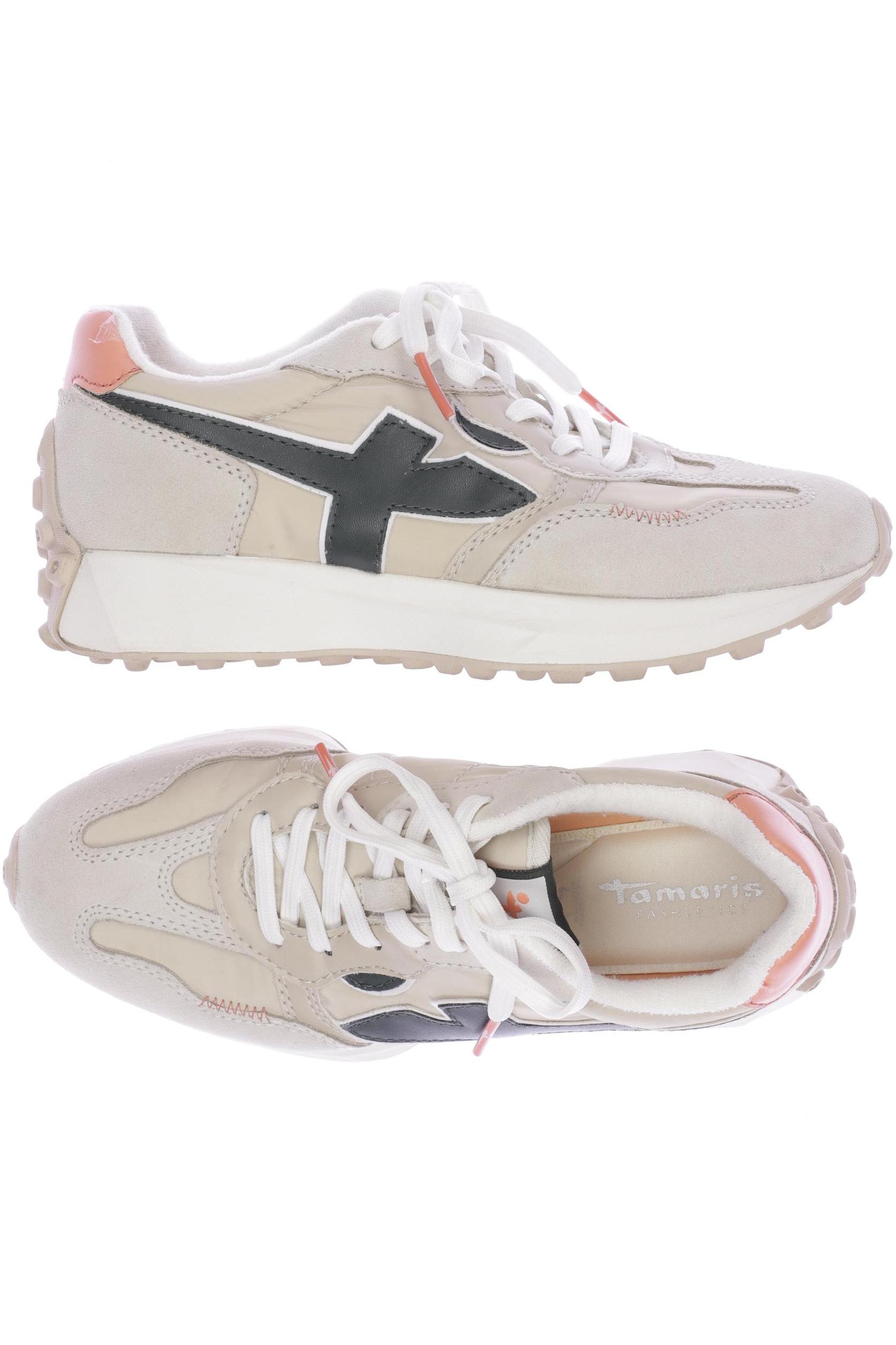

Tamaris Damen Sneakers, cremeweiß, Gr. 37