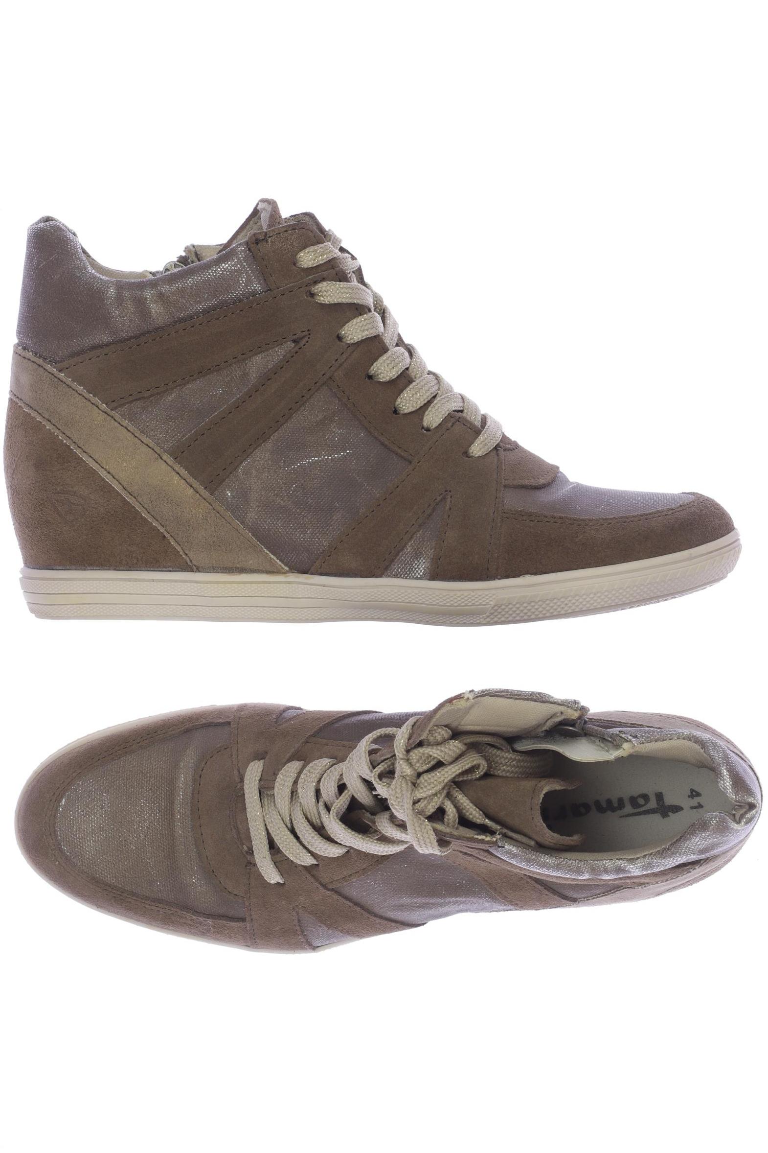 

Tamaris Damen Sneakers, braun, Gr. 41