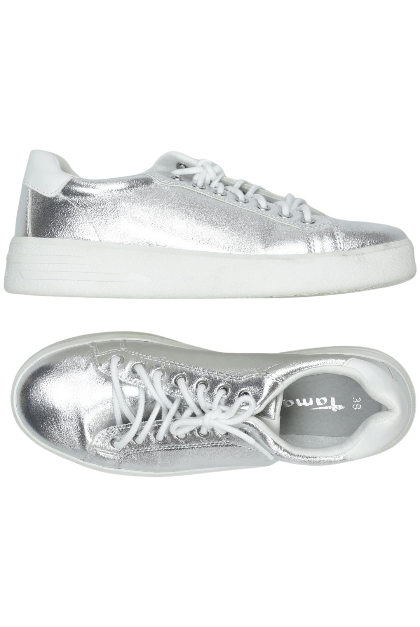 

Tamaris Damen Sneakers, silber, Gr. 38