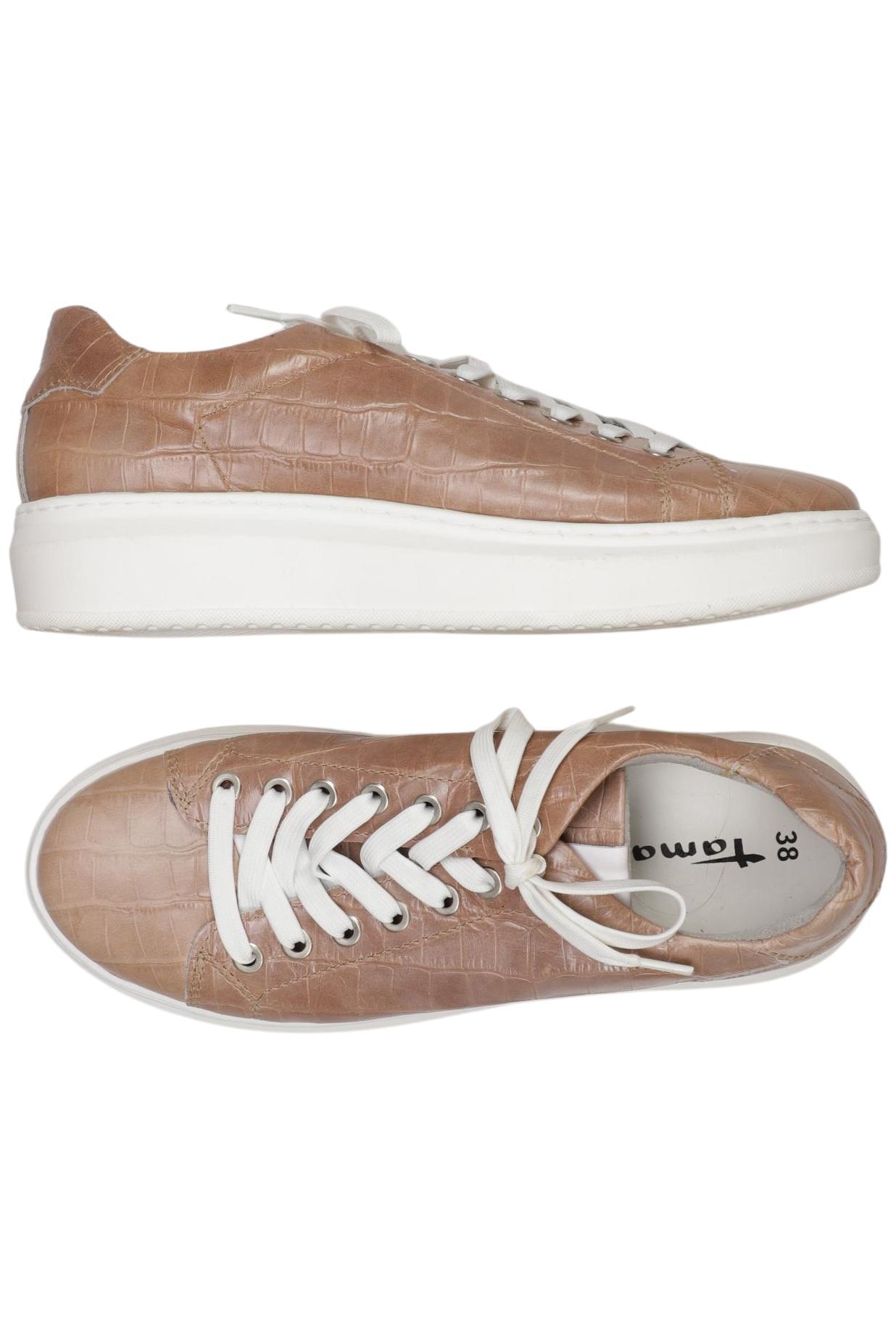 

Tamaris Damen Sneakers, braun, Gr. 38