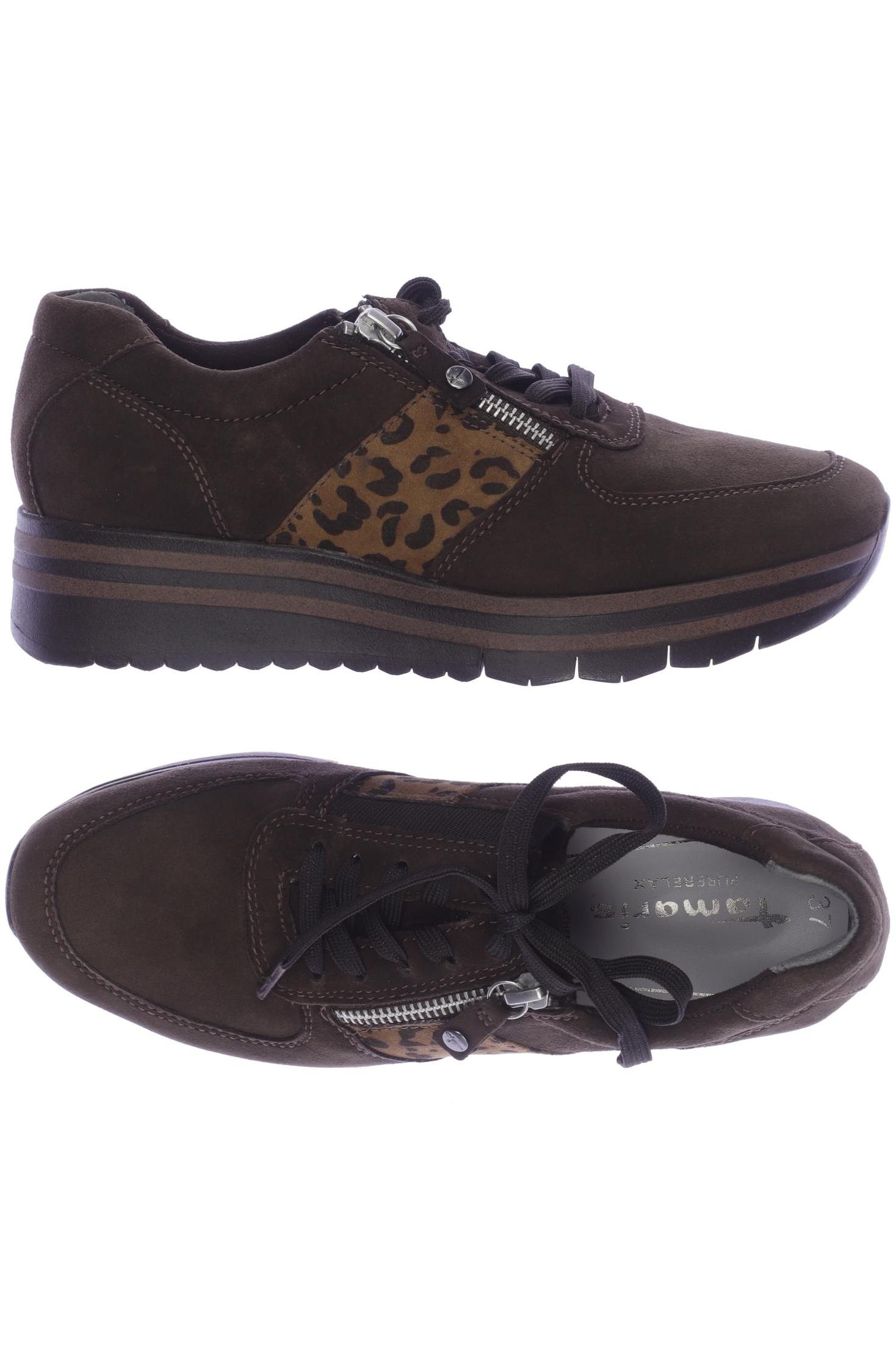 

Tamaris Damen Sneakers, braun, Gr. 37
