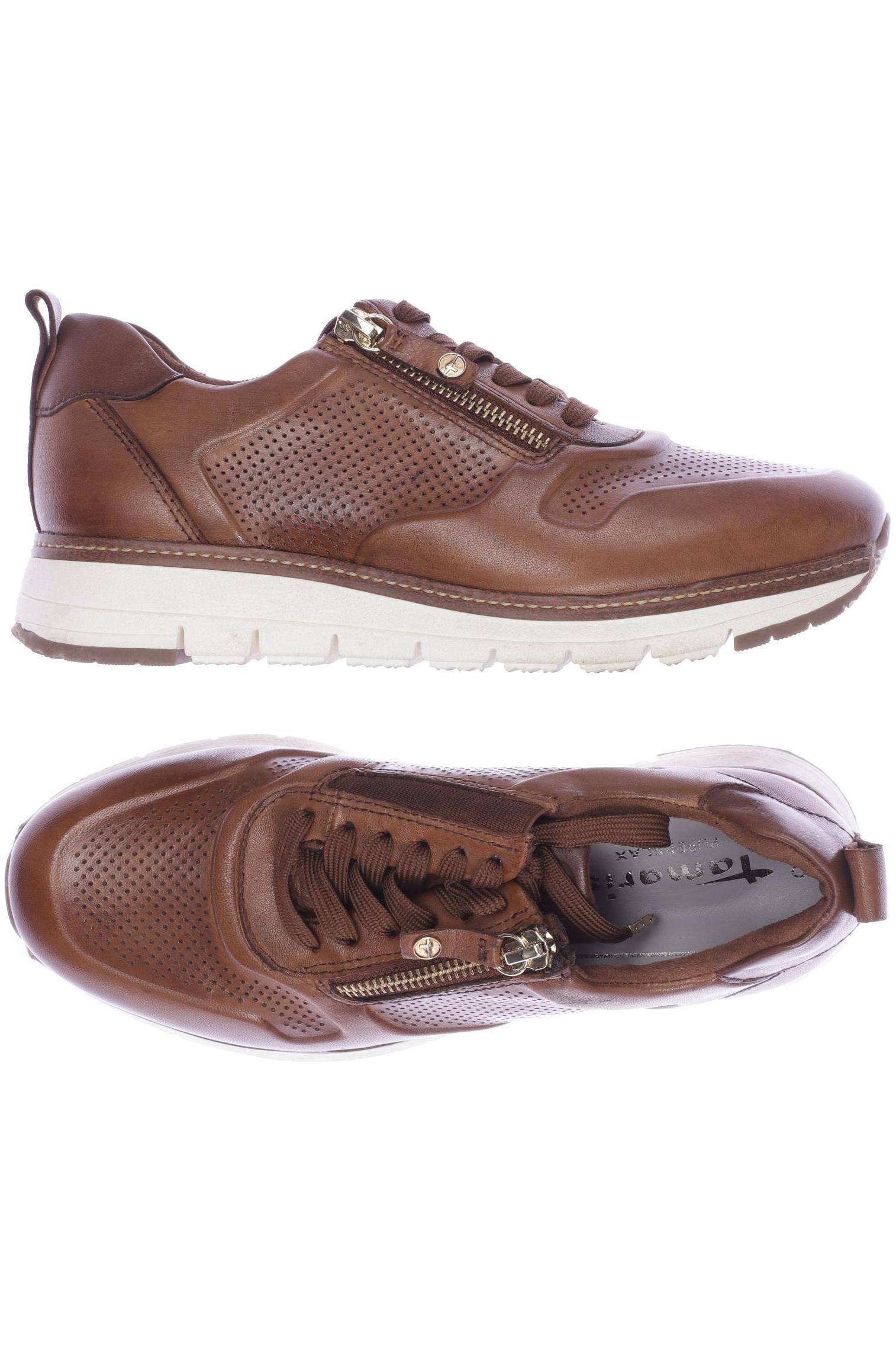 

Tamaris Damen Sneakers, braun, Gr. 36