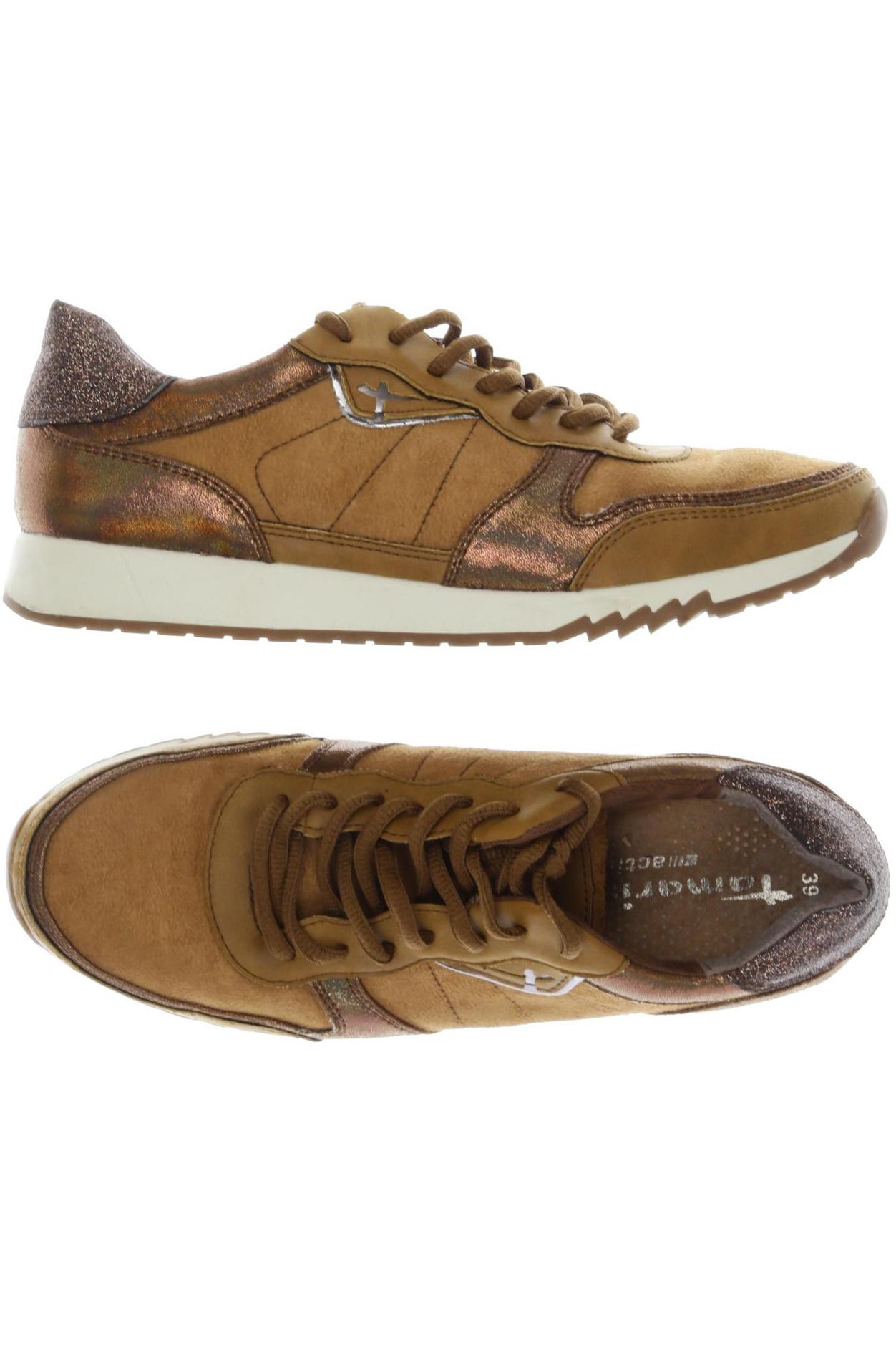 

Tamaris Damen Sneakers, braun, Gr. 39