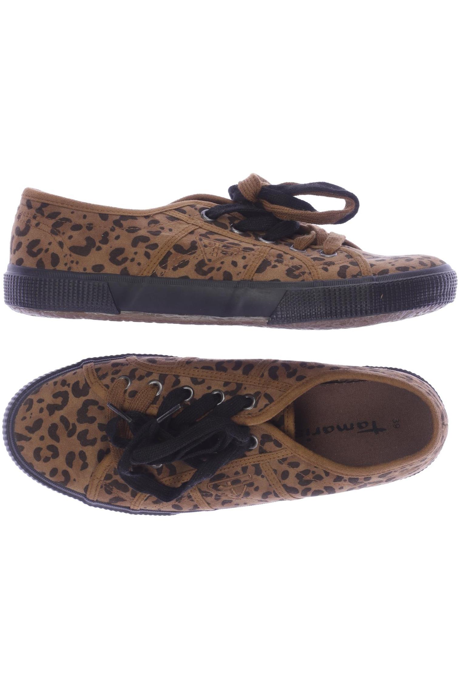 

Tamaris Damen Sneakers, braun, Gr. 39