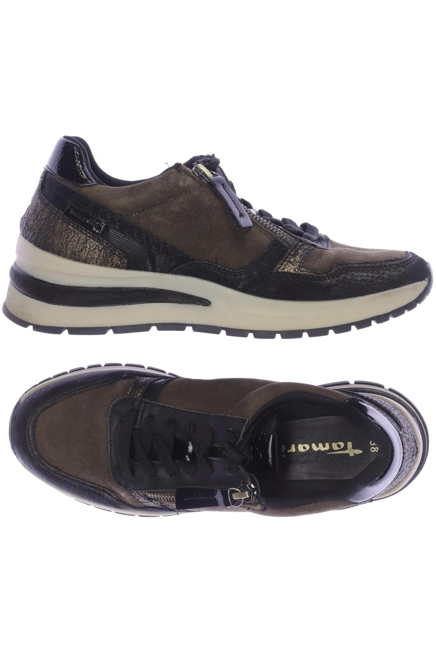 

Tamaris Damen Sneakers, braun, Gr. 38