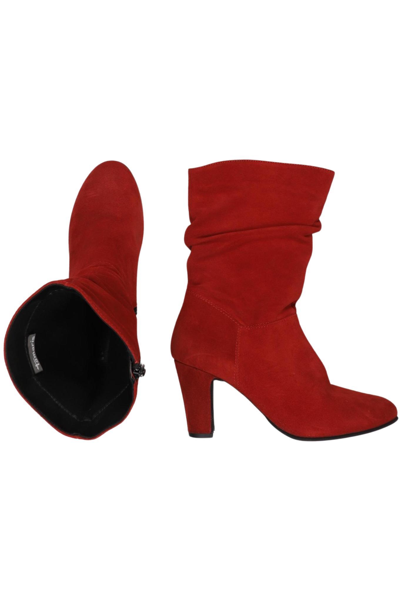 

Tamaris Damen Stiefel, rot, Gr. 39