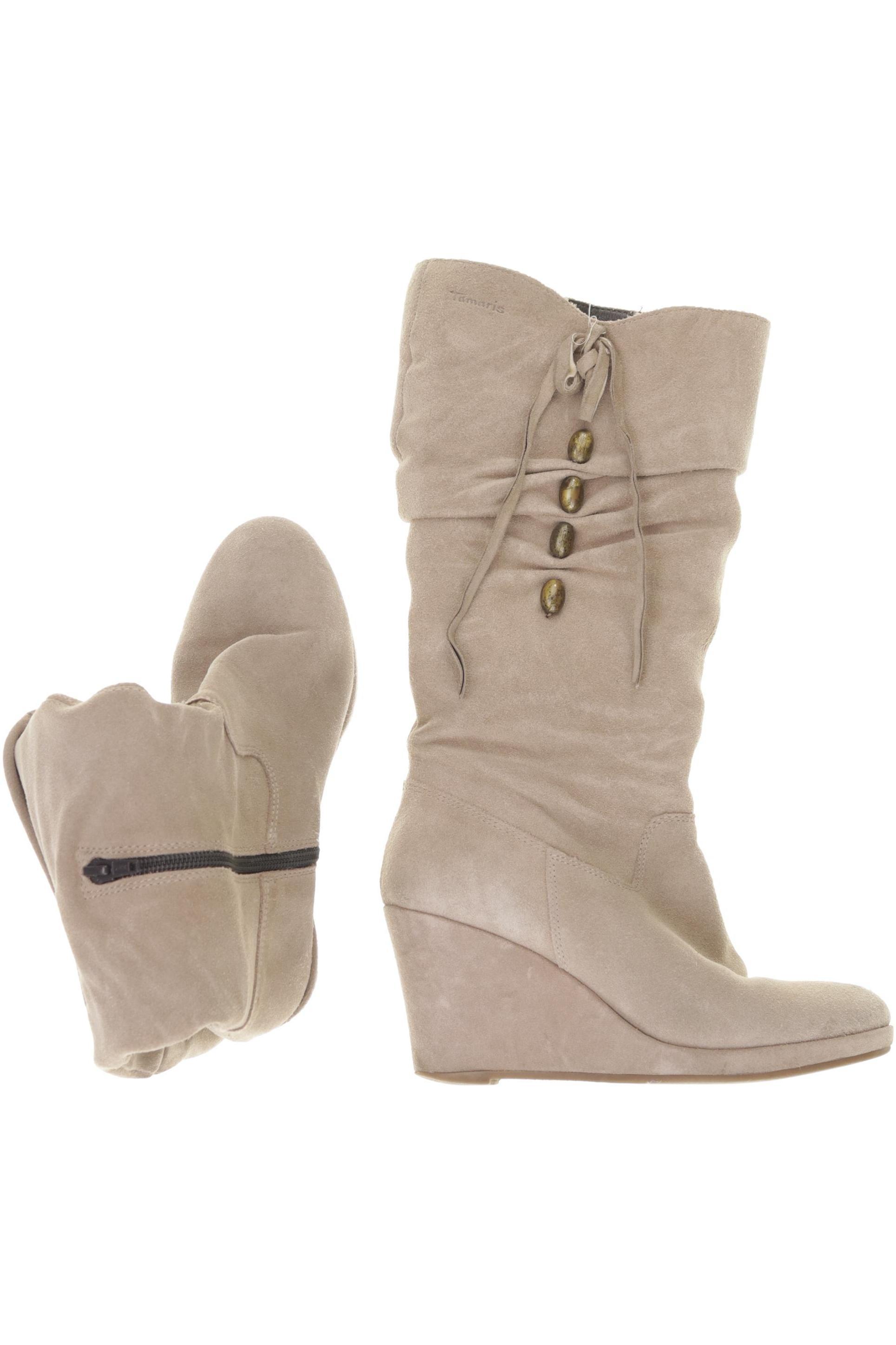 

Tamaris Damen Stiefel, beige, Gr. 39