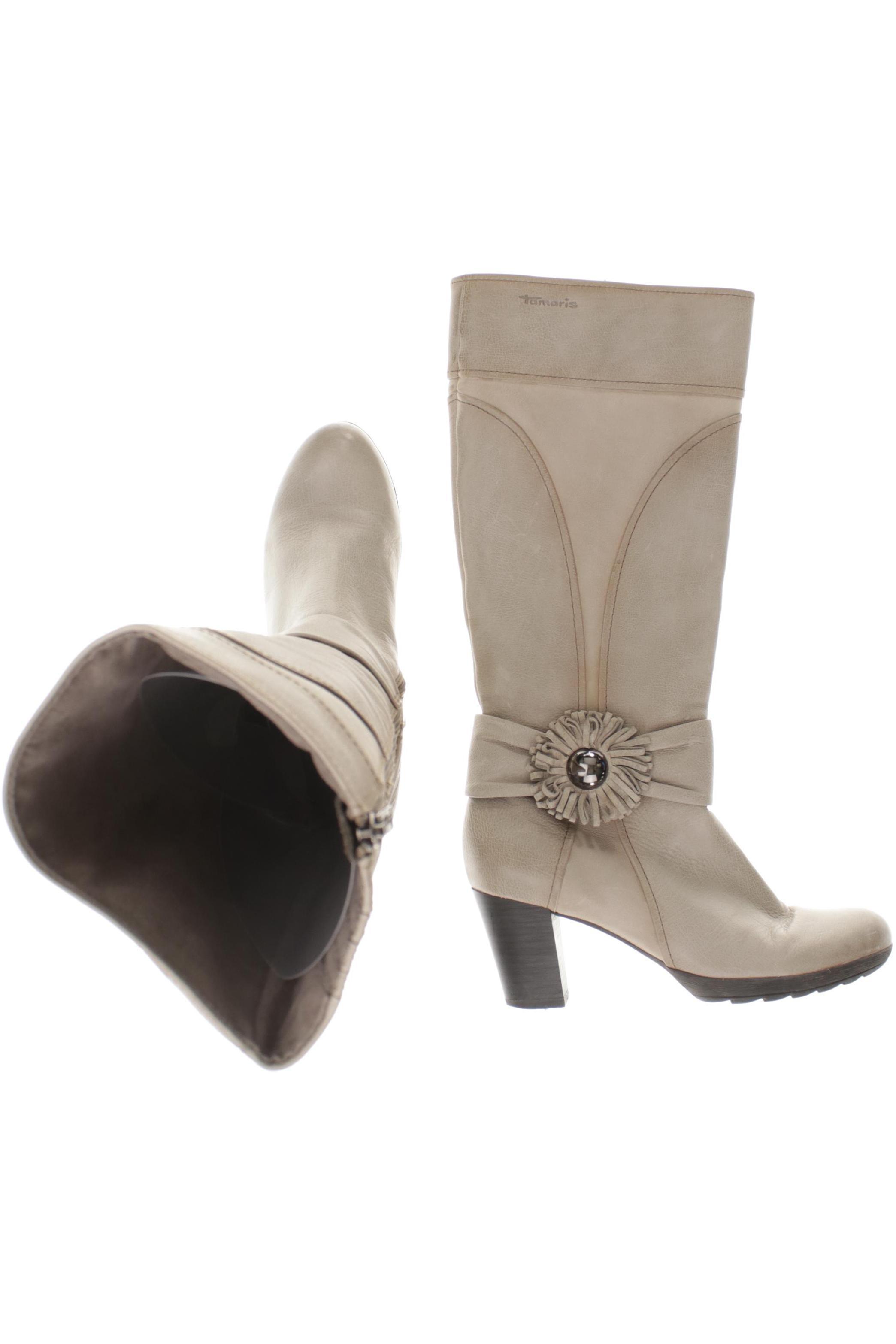 

Tamaris Damen Stiefel, beige, Gr. 39