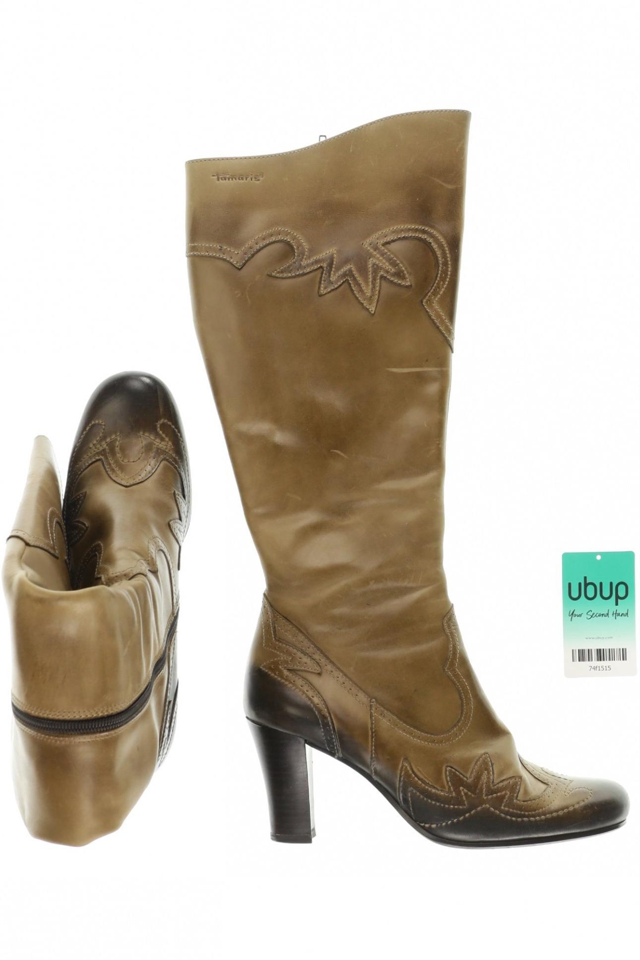 

Tamaris Damen Stiefel, beige, Gr. 39