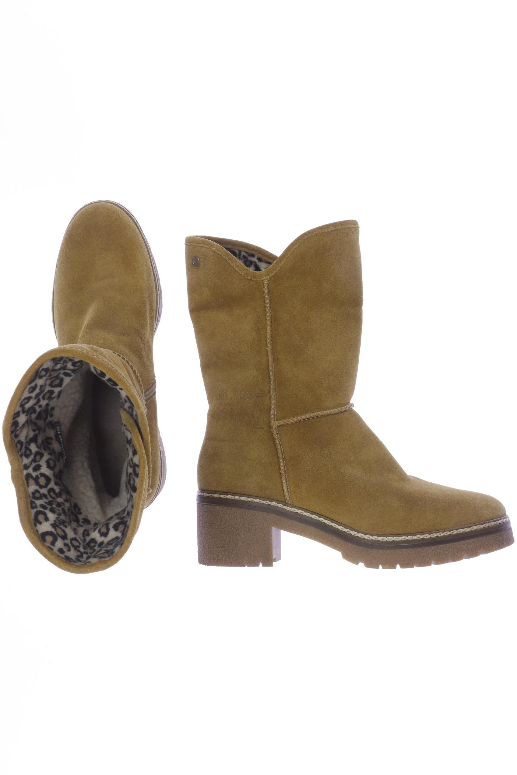 

Tamaris Damen Stiefel, beige, Gr. 42