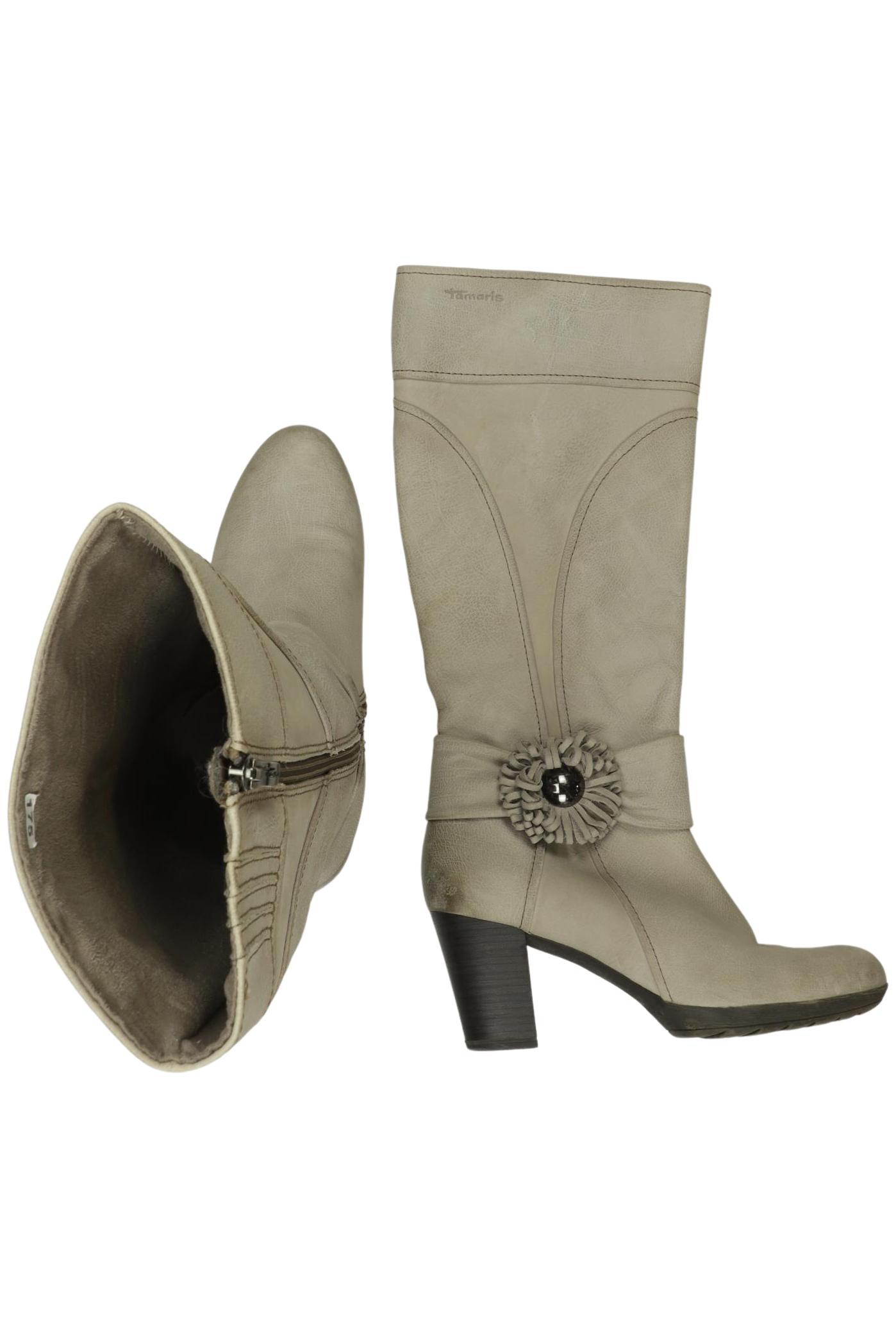 

Tamaris Damen Stiefel, beige, Gr. 40