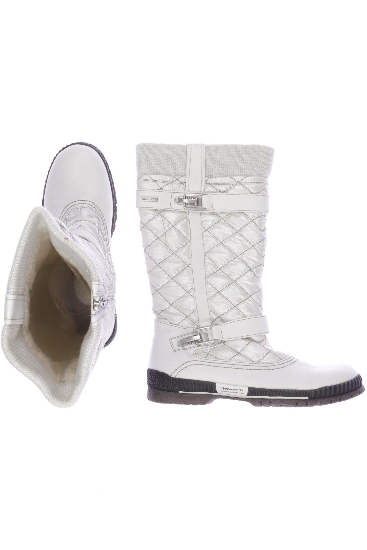 

Tamaris Damen Stiefel, weiß, Gr. 39