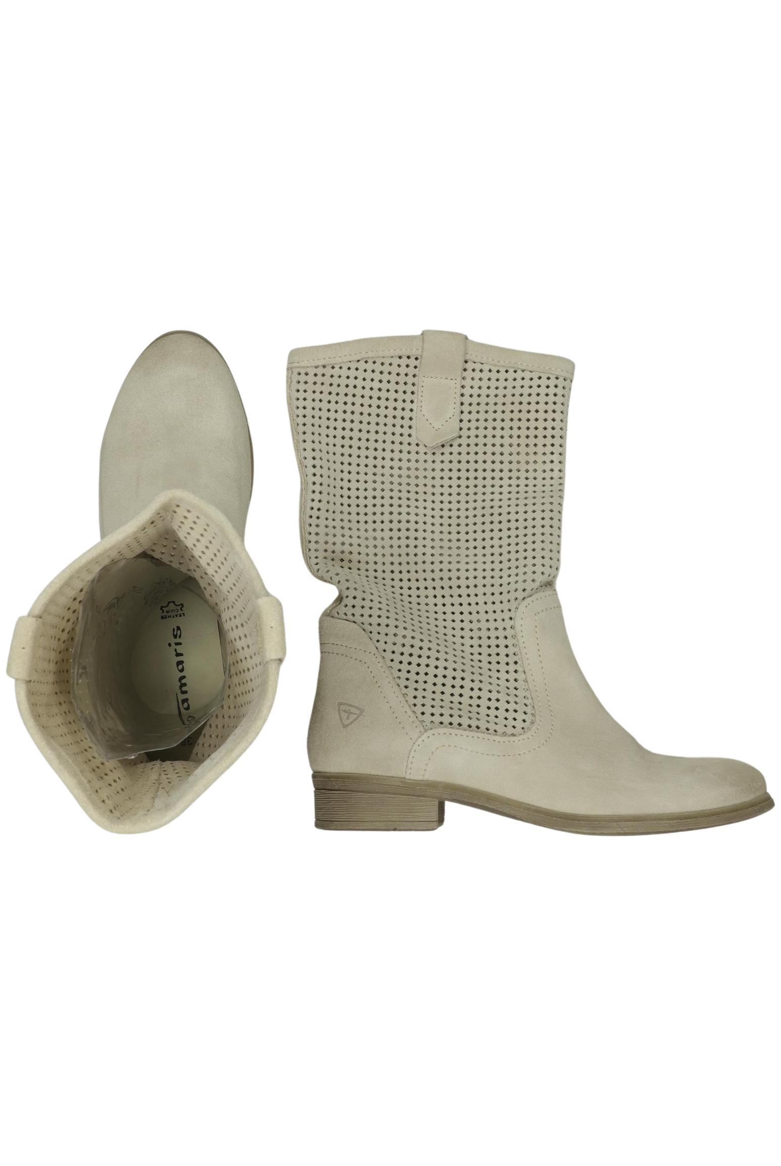 

Tamaris Damen Stiefel, beige, Gr. 38