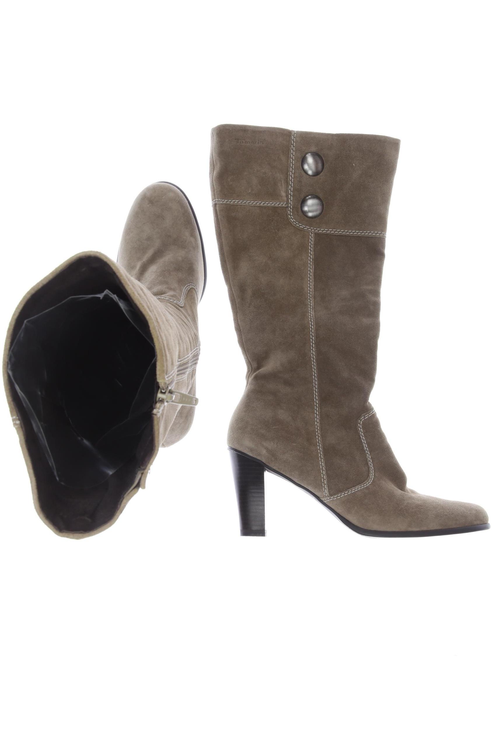 

Tamaris Damen Stiefel, beige, Gr. 40