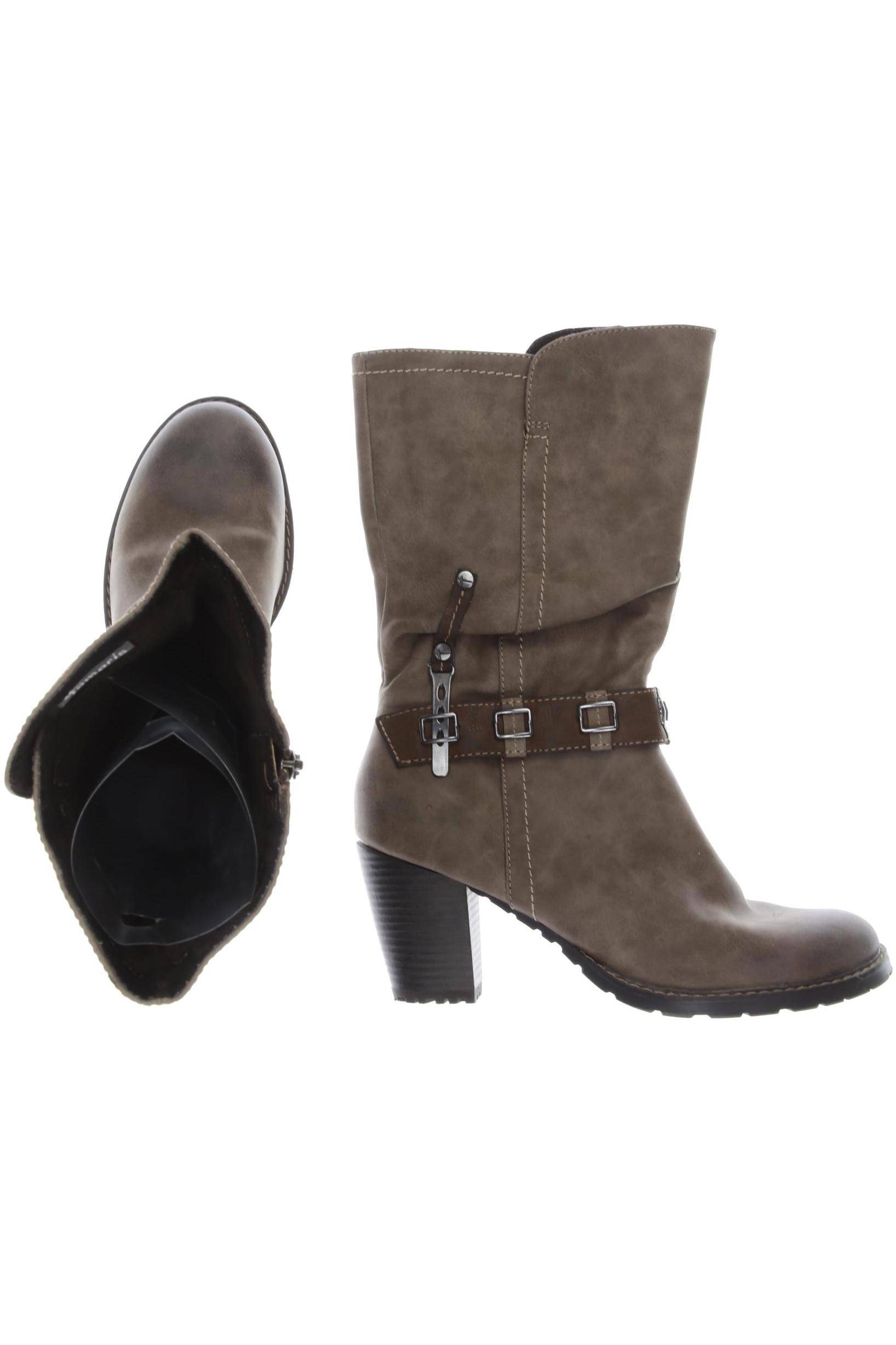

Tamaris Damen Stiefel, beige, Gr. 42