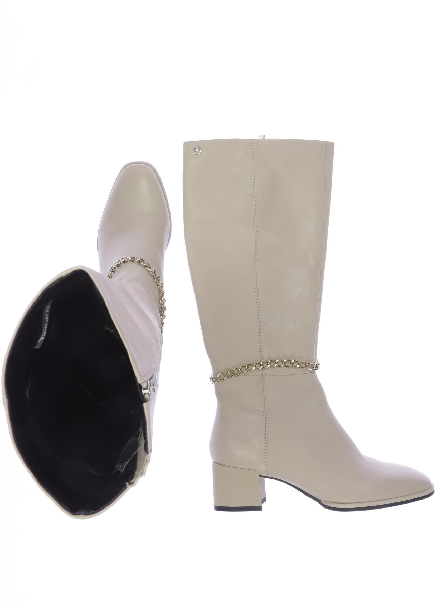 

Tamaris Damen Stiefel, cremeweiß, Gr. 40
