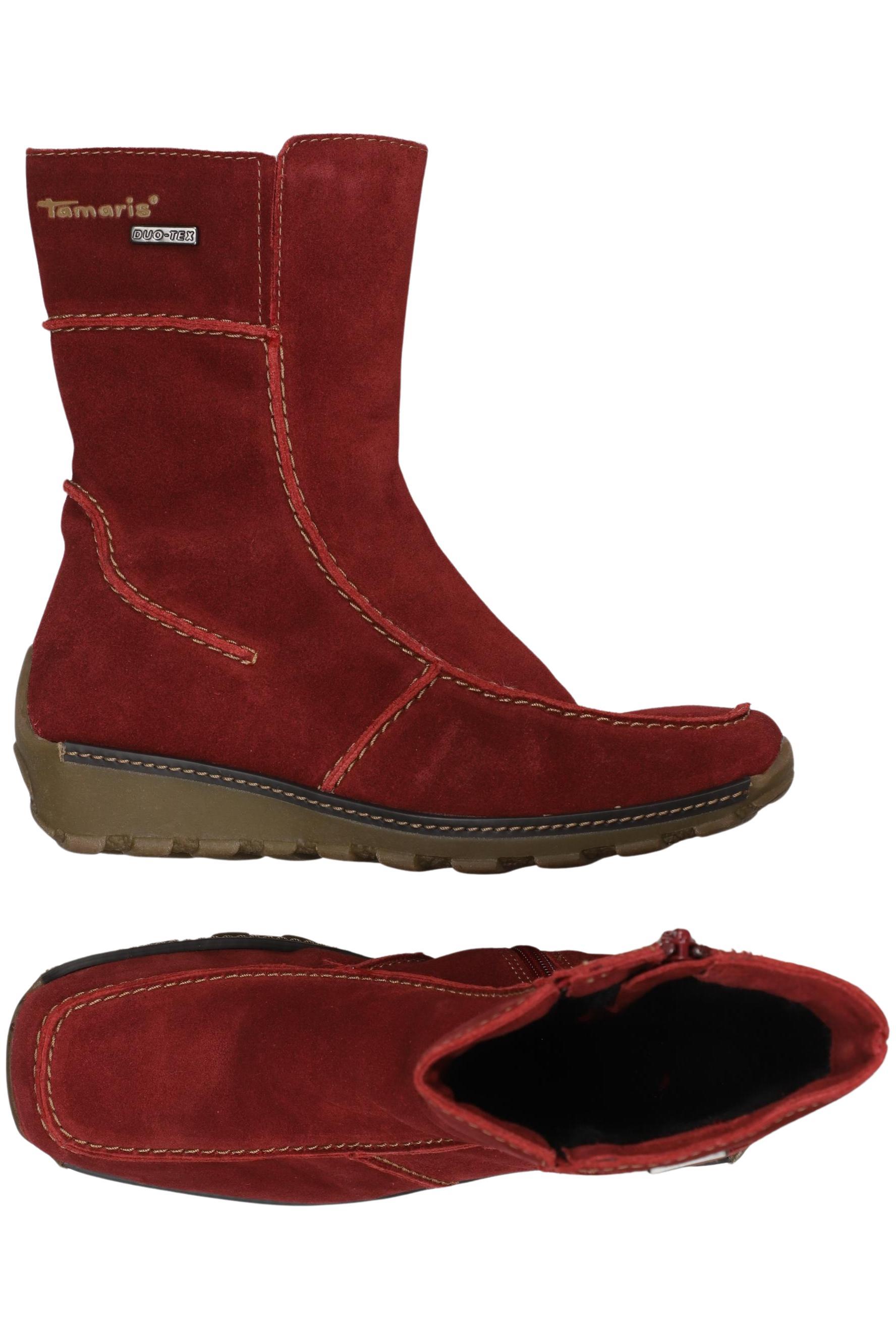 

Tamaris Damen Stiefel, rot, Gr. 6