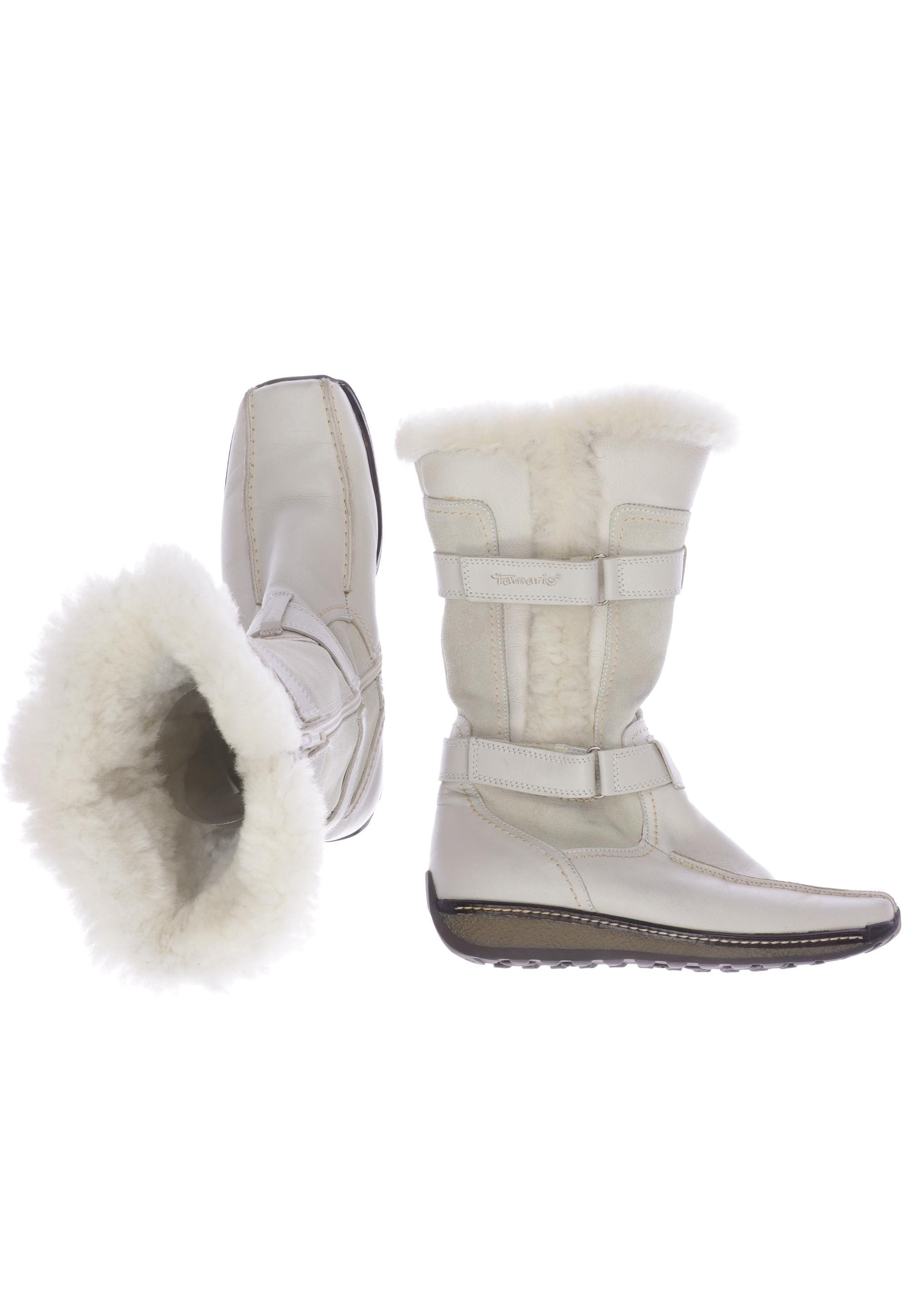 

Tamaris Damen Stiefel, cremeweiß