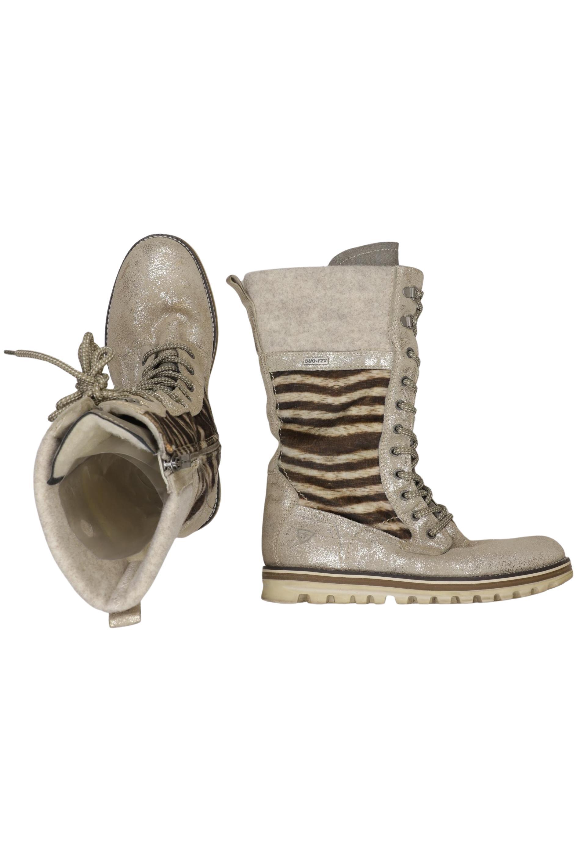 

Tamaris Damen Stiefel, beige, Gr. 38