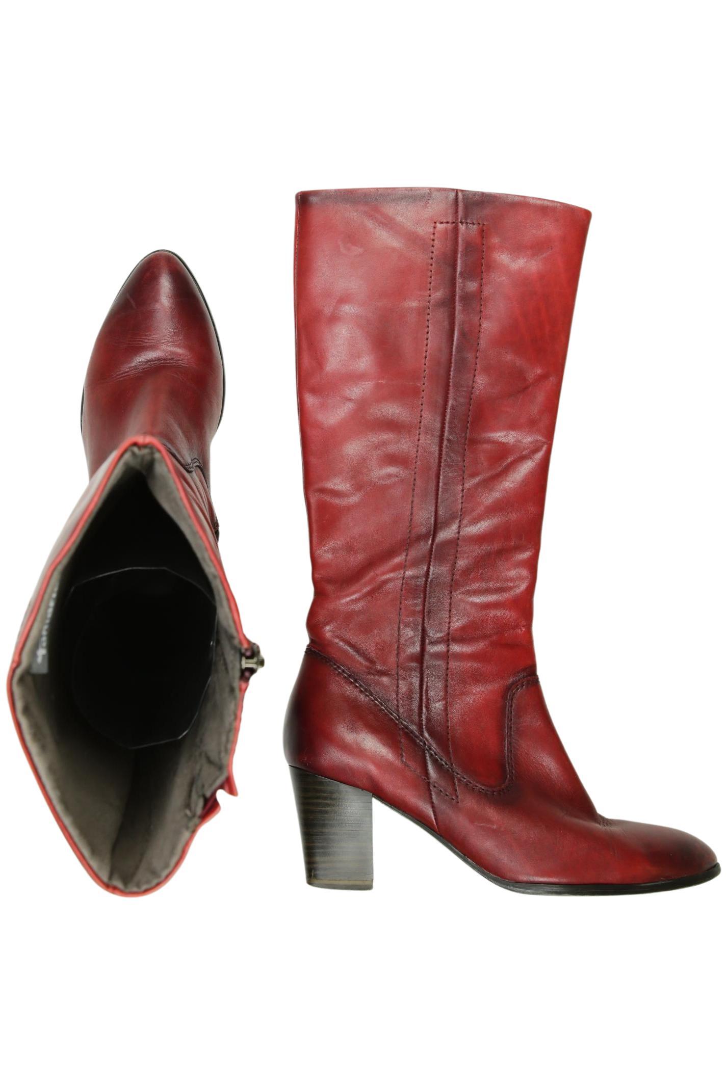 

Tamaris Damen Stiefel, rot, Gr. 38