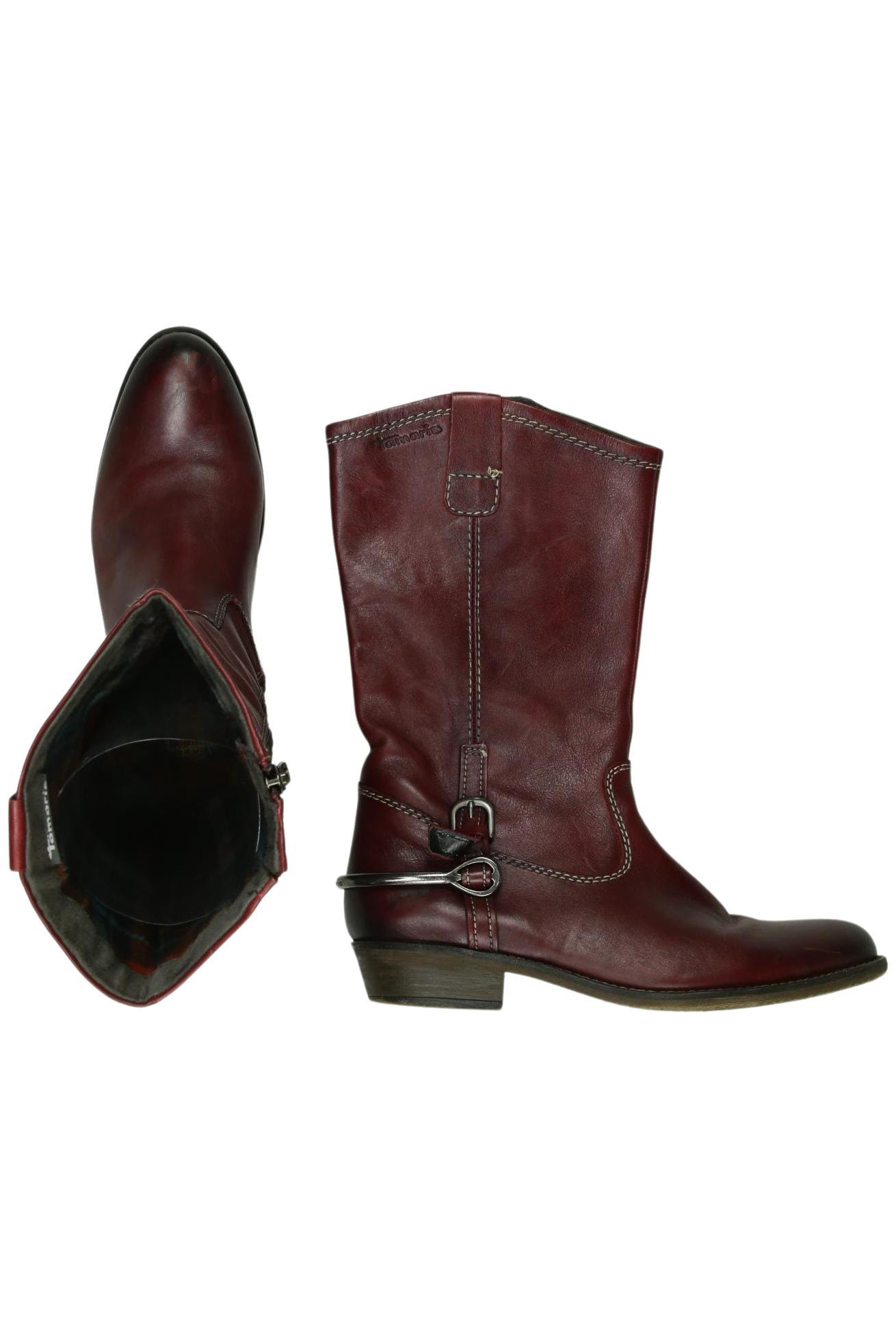 

Tamaris Damen Stiefel, bordeaux, Gr. 38