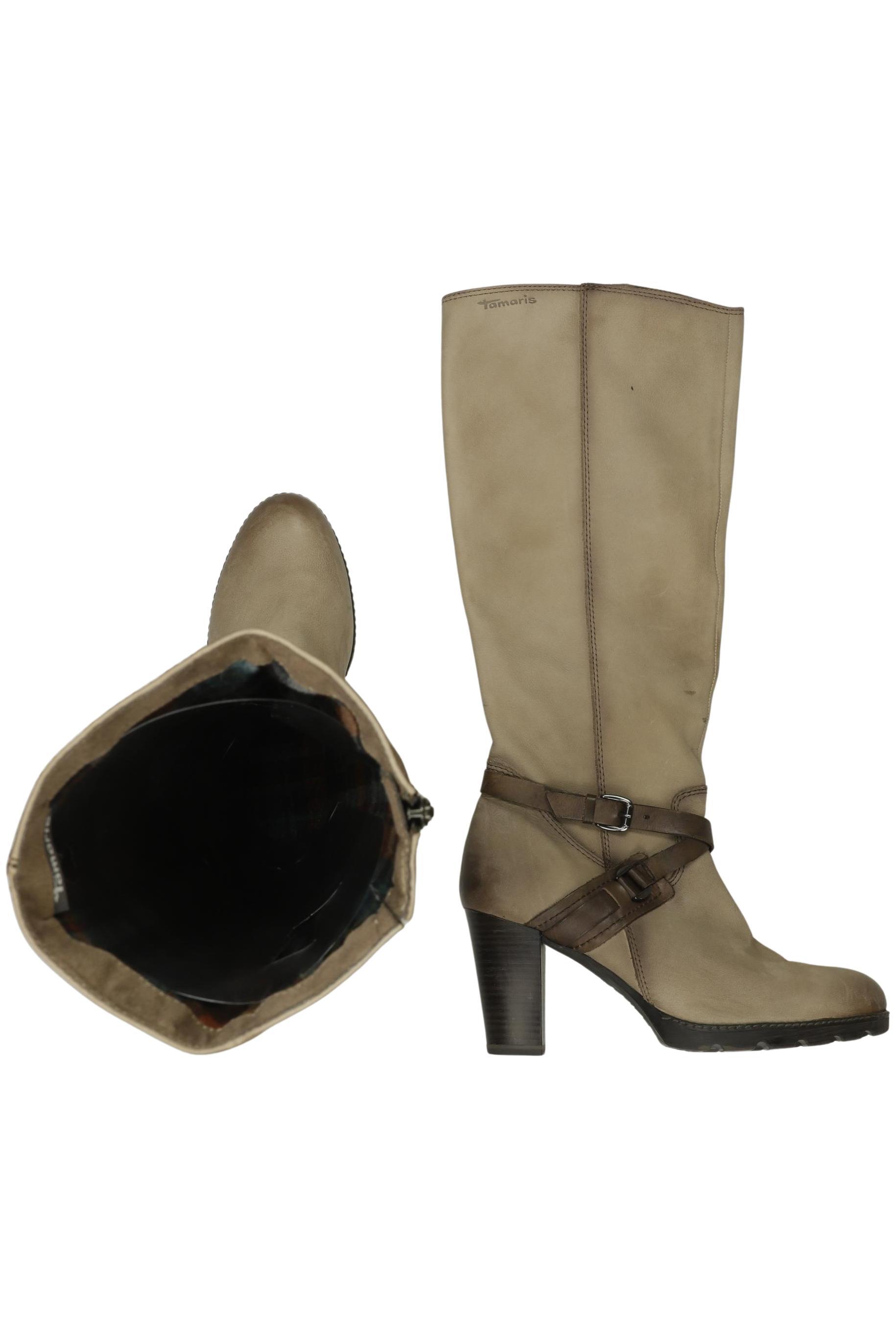 

Tamaris Damen Stiefel, beige, Gr. 40