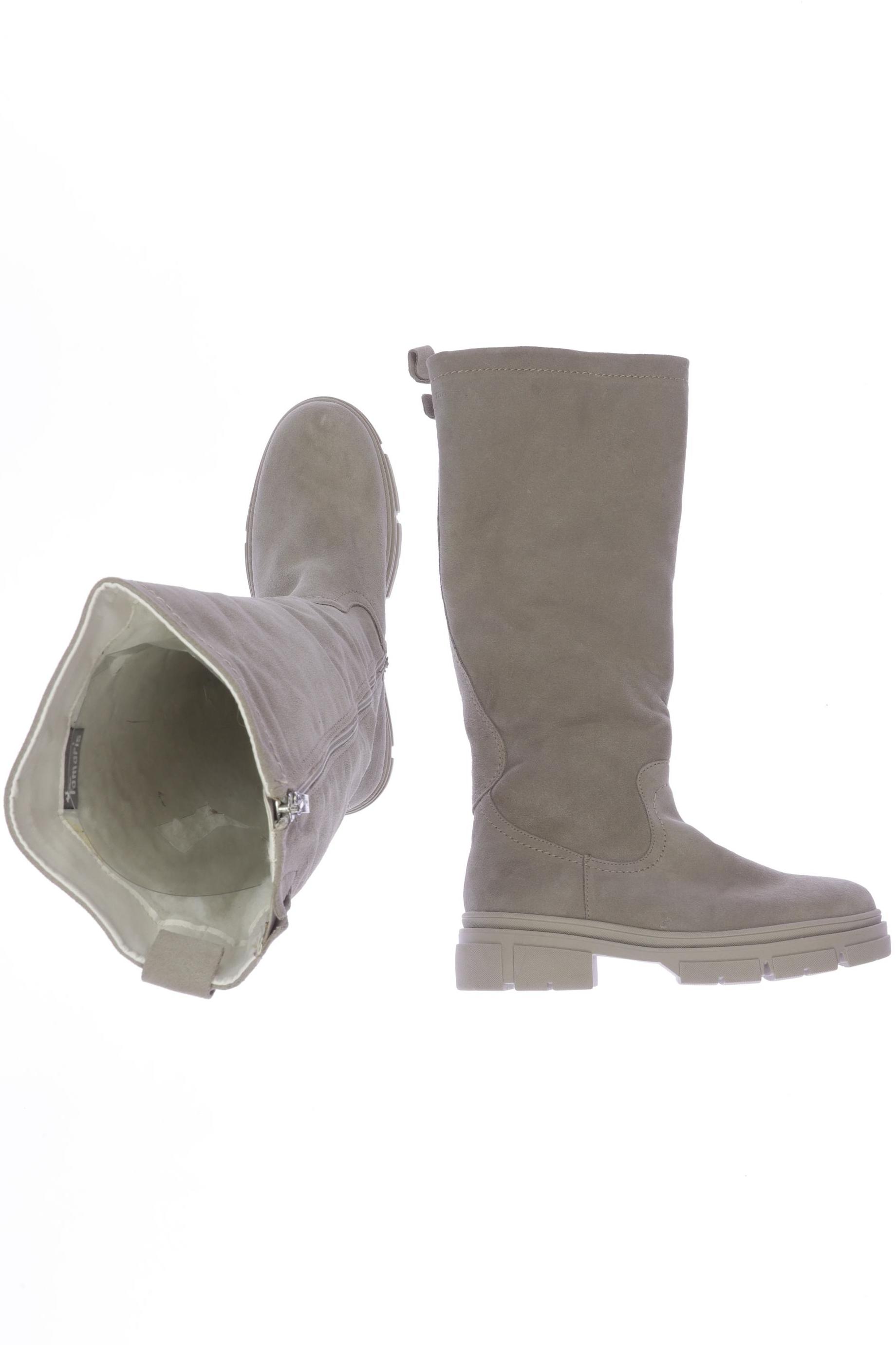 

Tamaris Damen Stiefel, beige, Gr. 39
